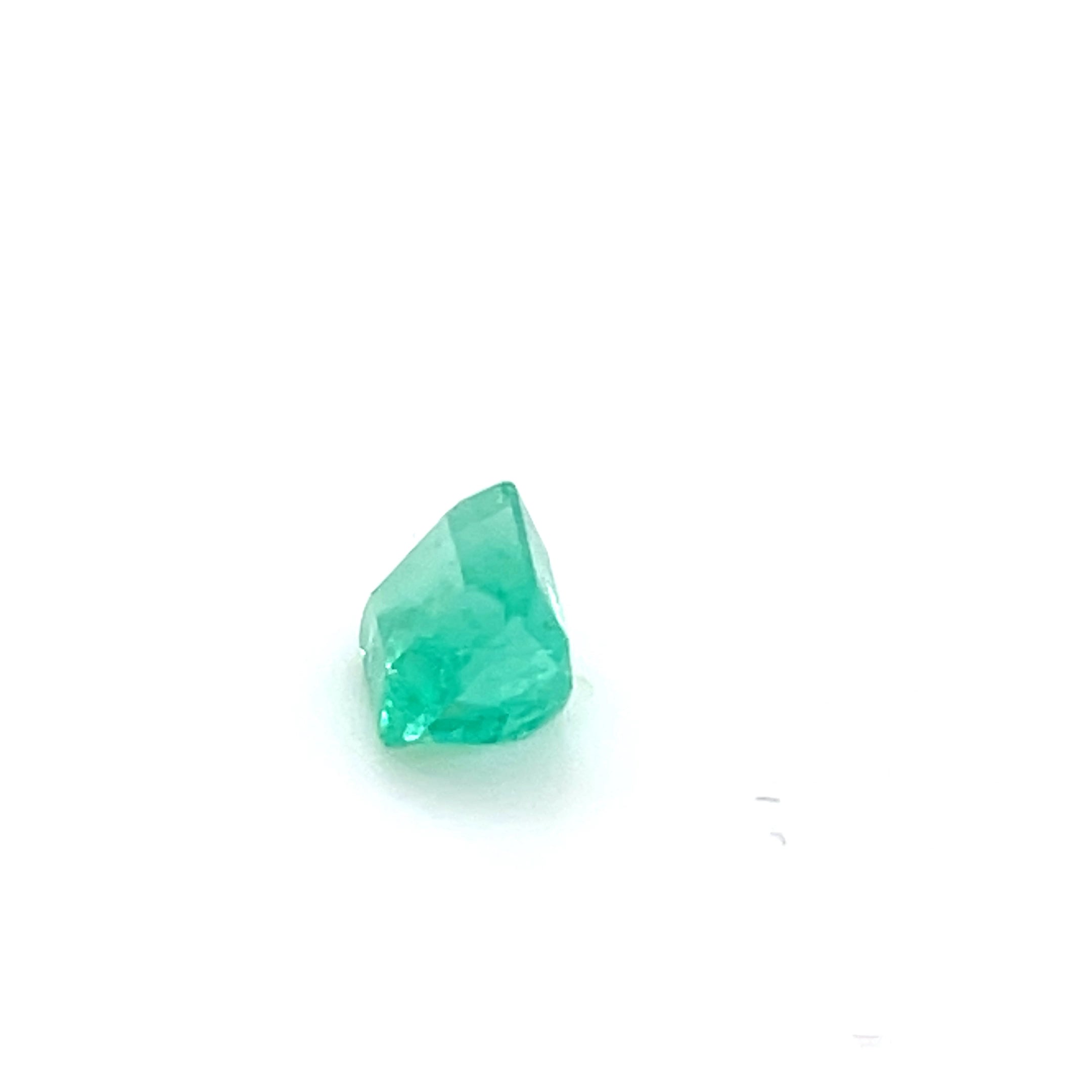 1.31 ct Emerald Cut GIA Colombian Emerald