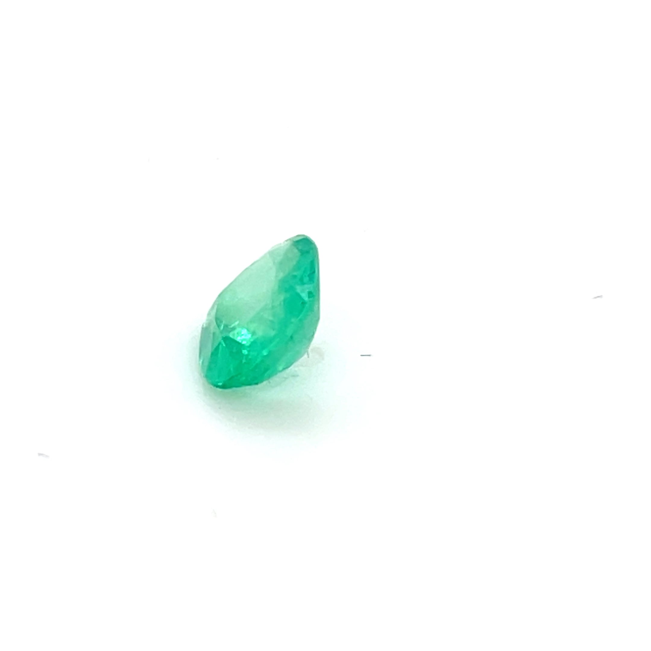 1.21 ct Cushion Cut GIA Colombian Emerald