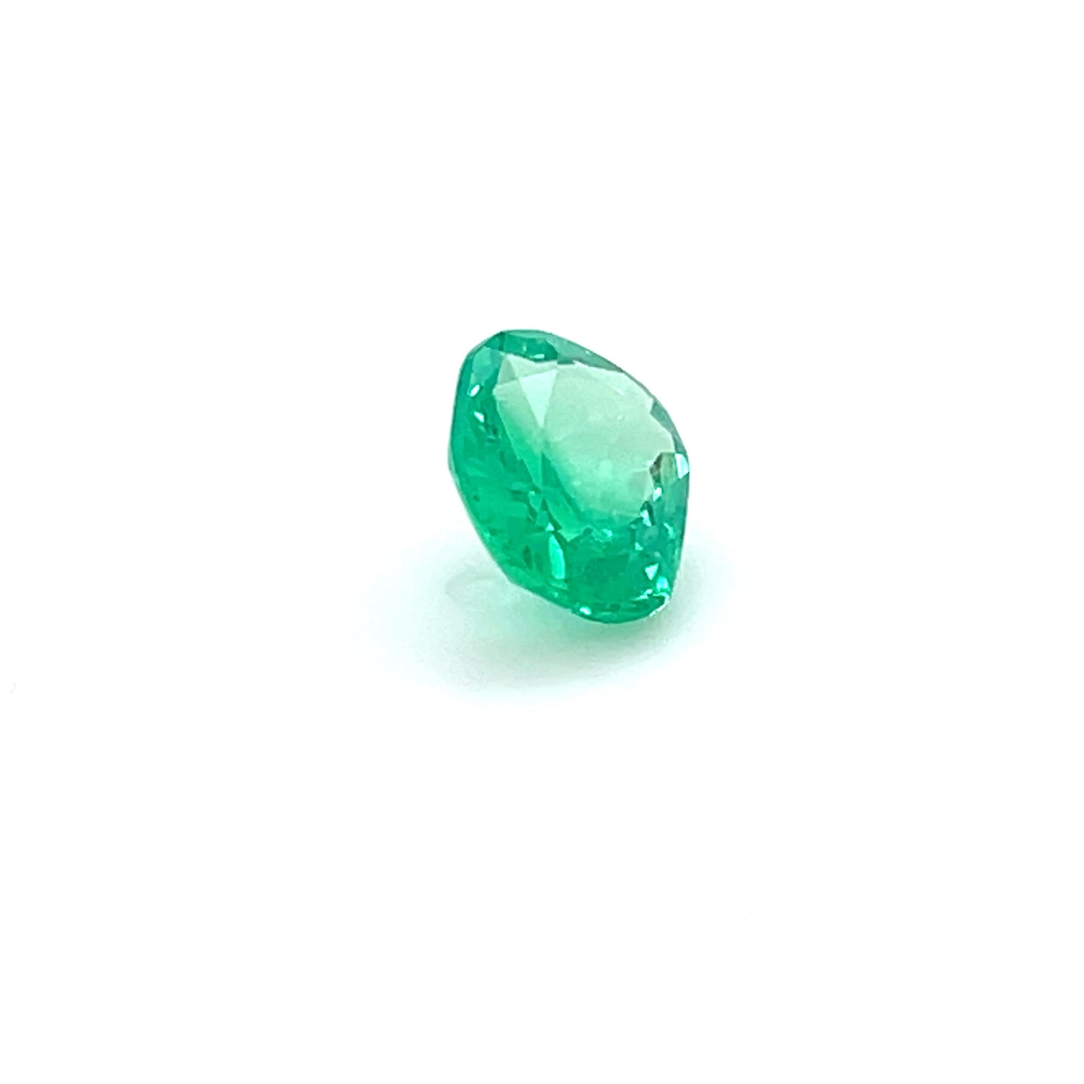 1.60 ct Cushion Cut GIA Colombian Emerald