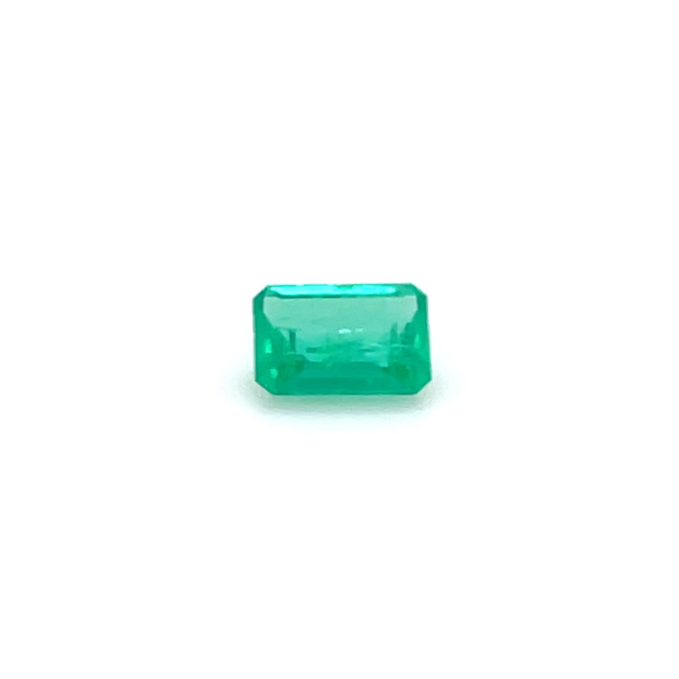0.80 ct Emerald Cut GIA Colombian Emerald