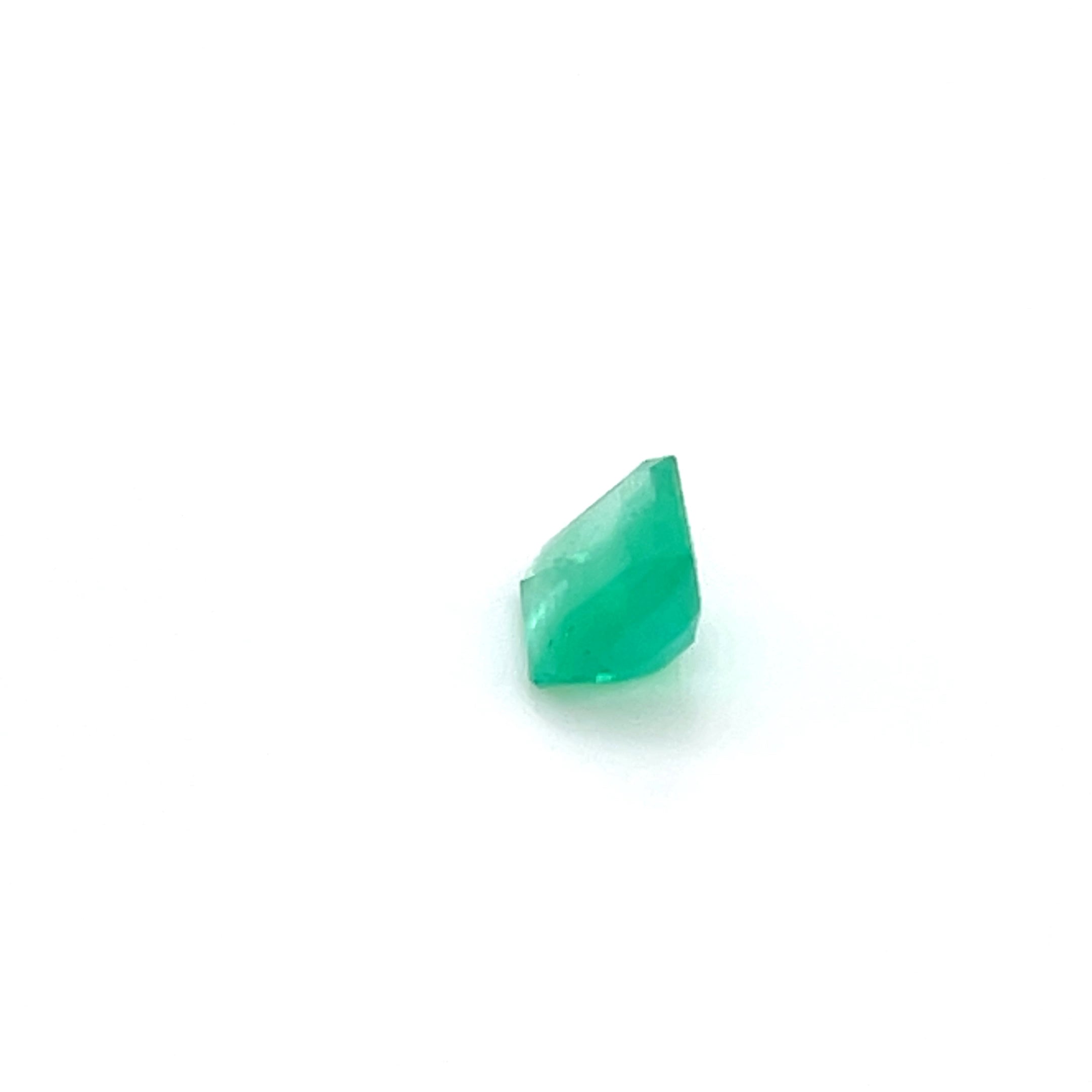 0.84 ct Emerald Cut GIA Colombian Emerald