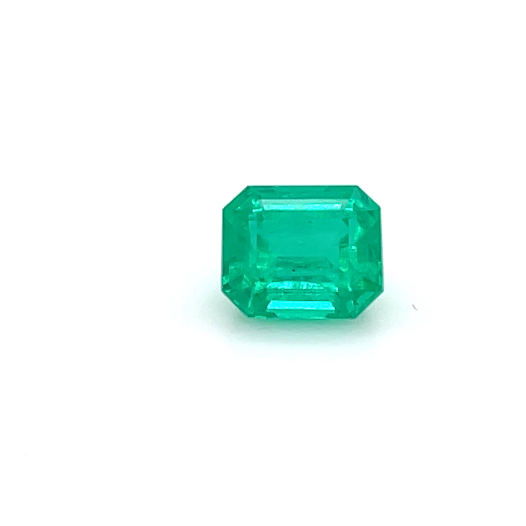 2.22 ct Emerald Cut Colombian Emerald