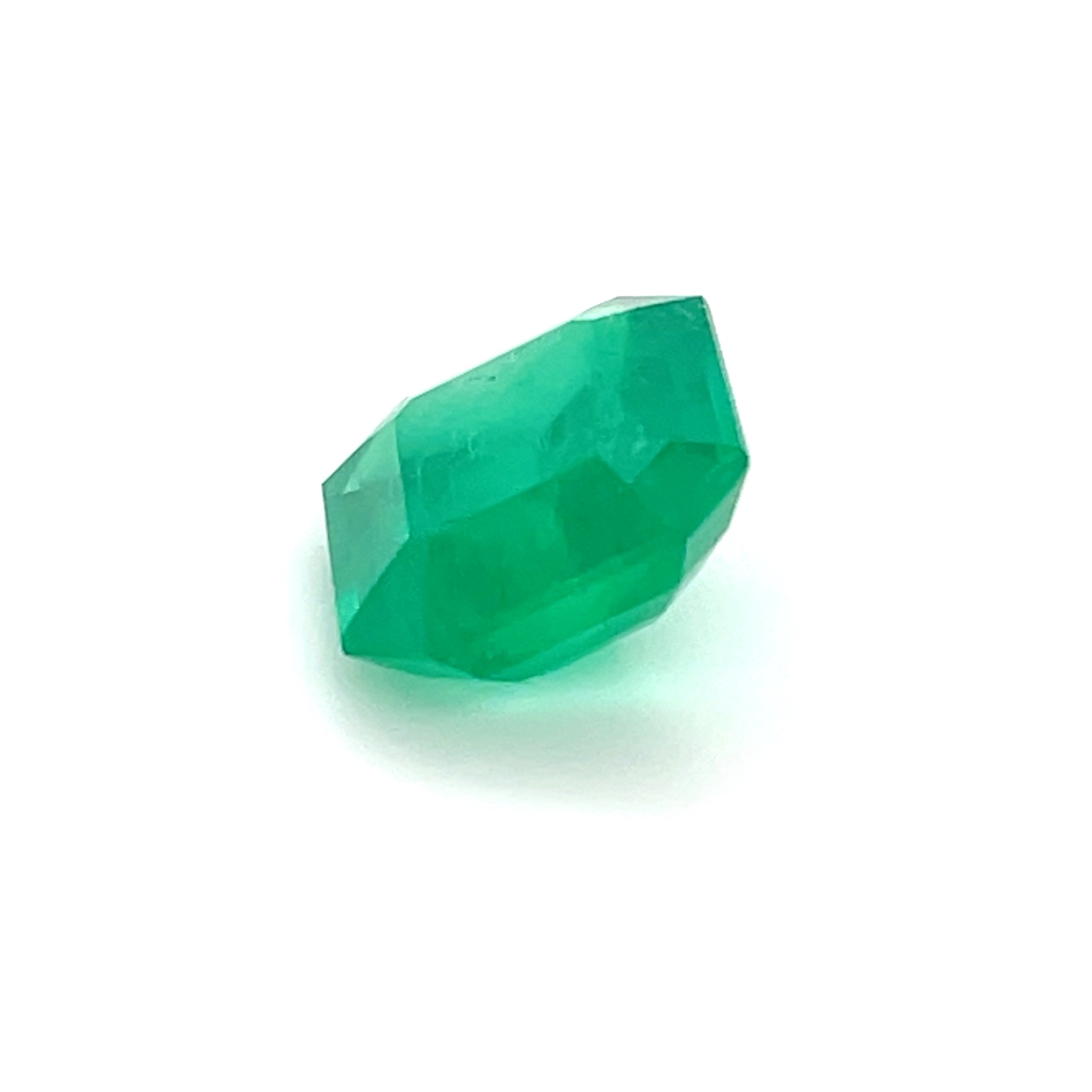 5.78 ct Emerald Cut Colombian Emerald