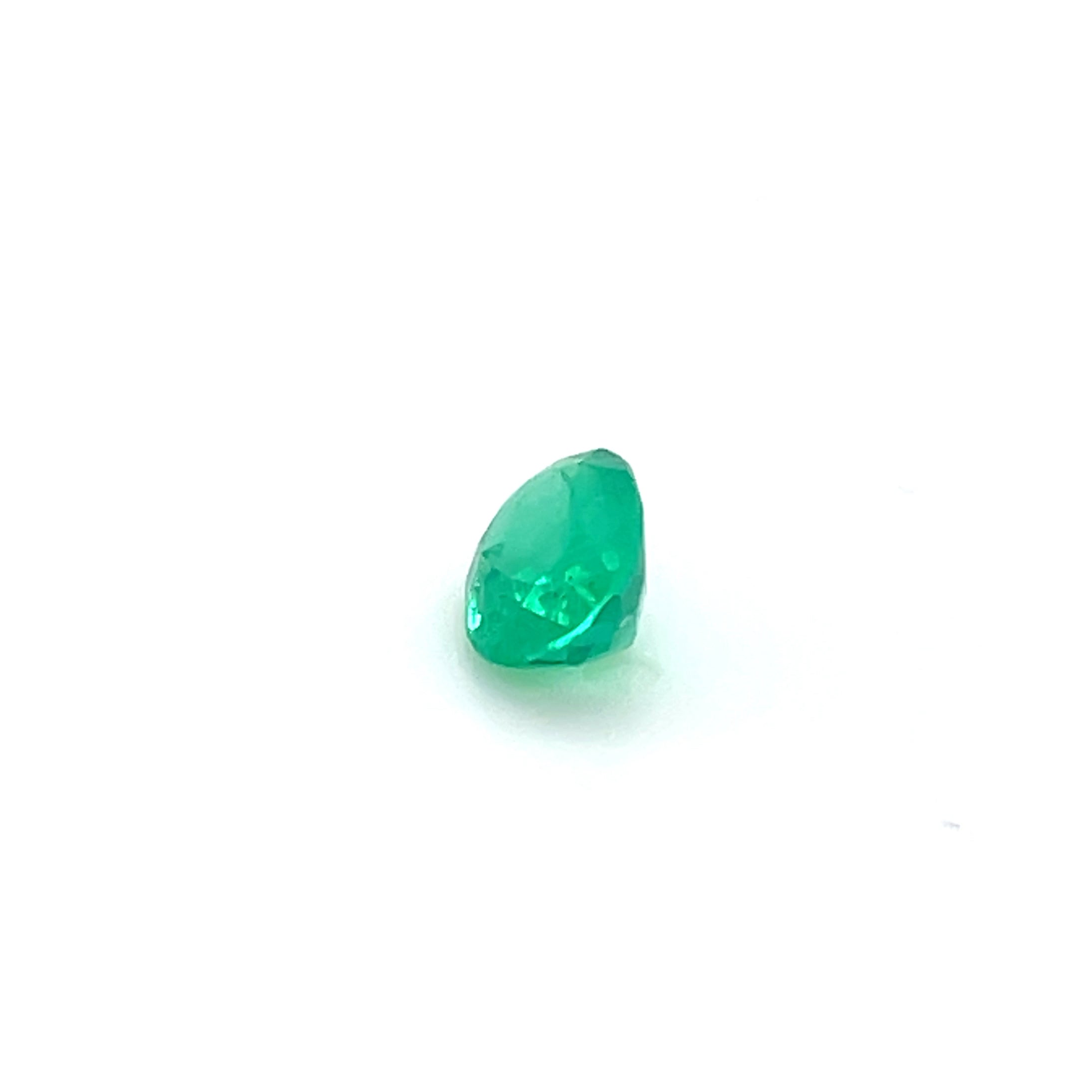 1.00 ct Oval Cut Colombian Emerald