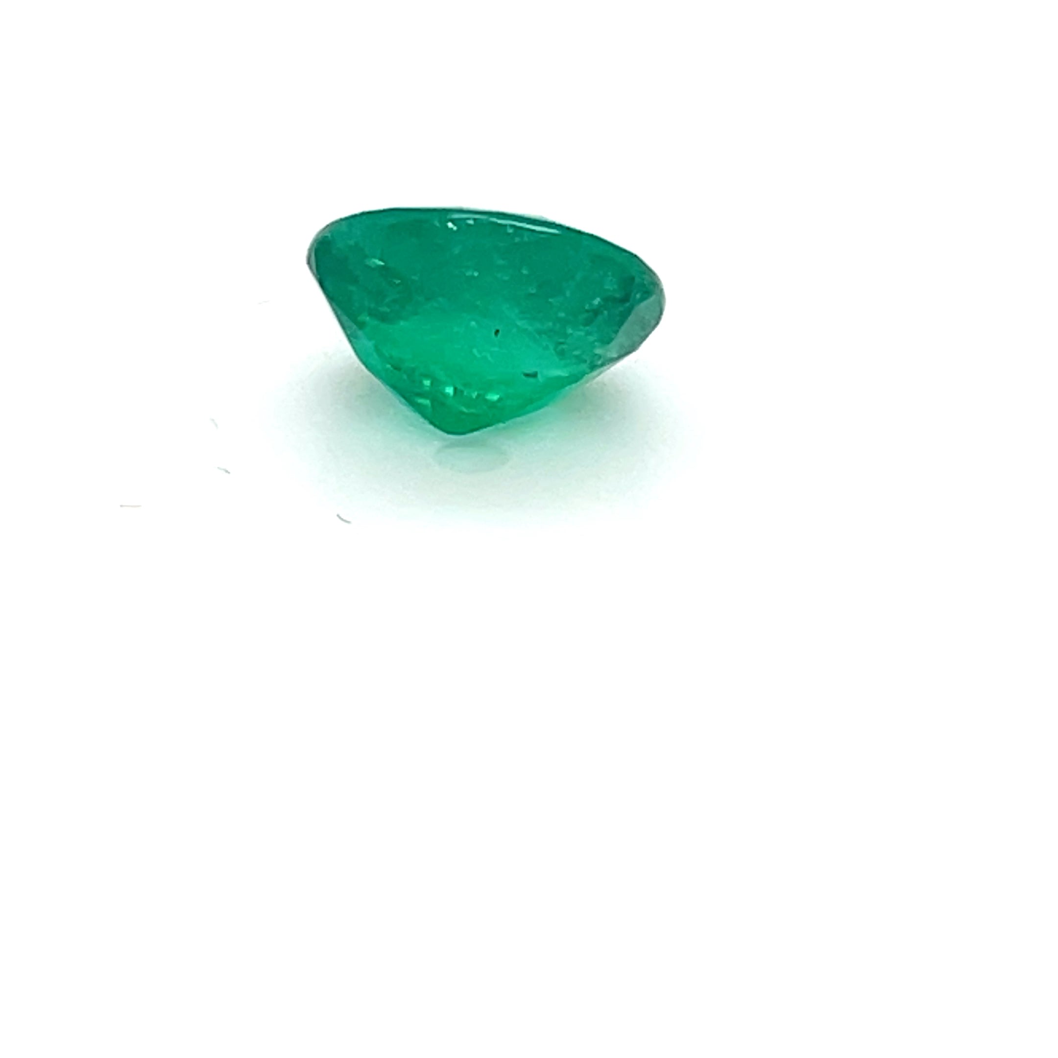 2.21 ct Oval Cut Colombian Emerald