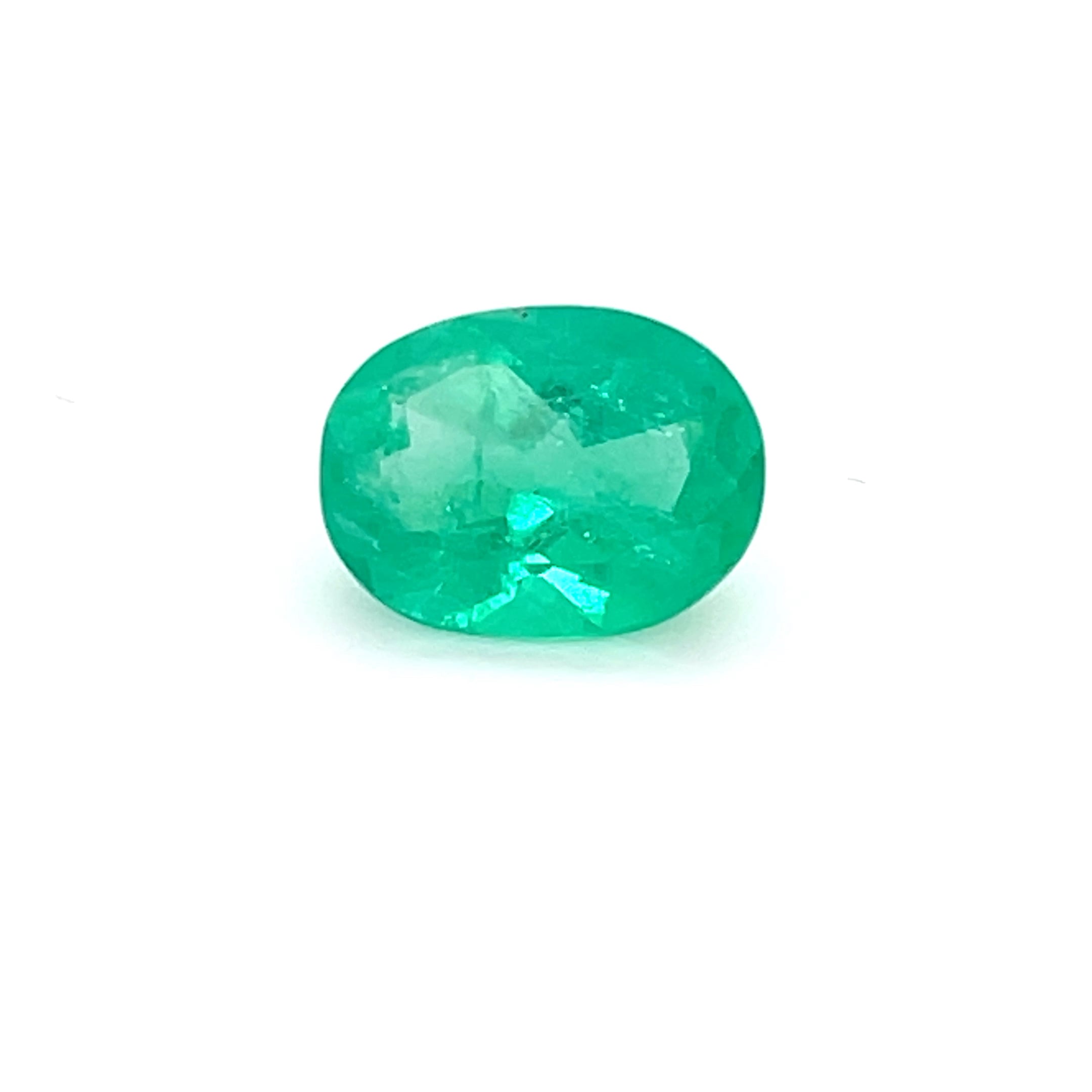 2.79 ct Oval Cut Colombian Emerald