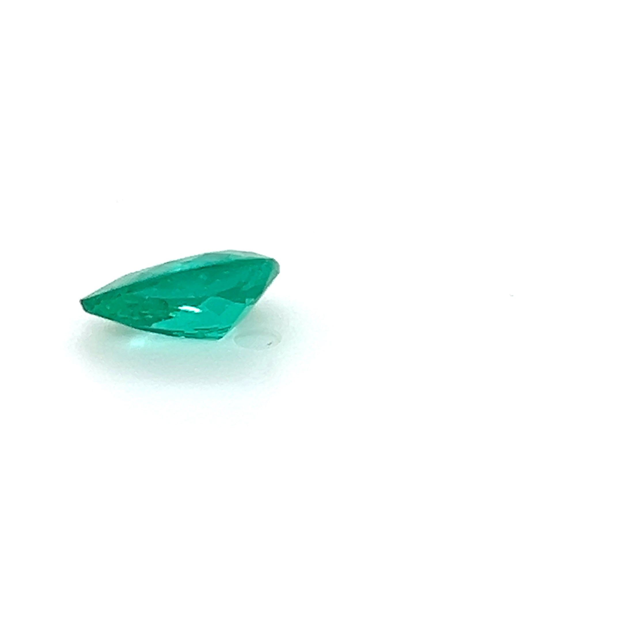 0.94 ct Pear Cut Colombian Emerald