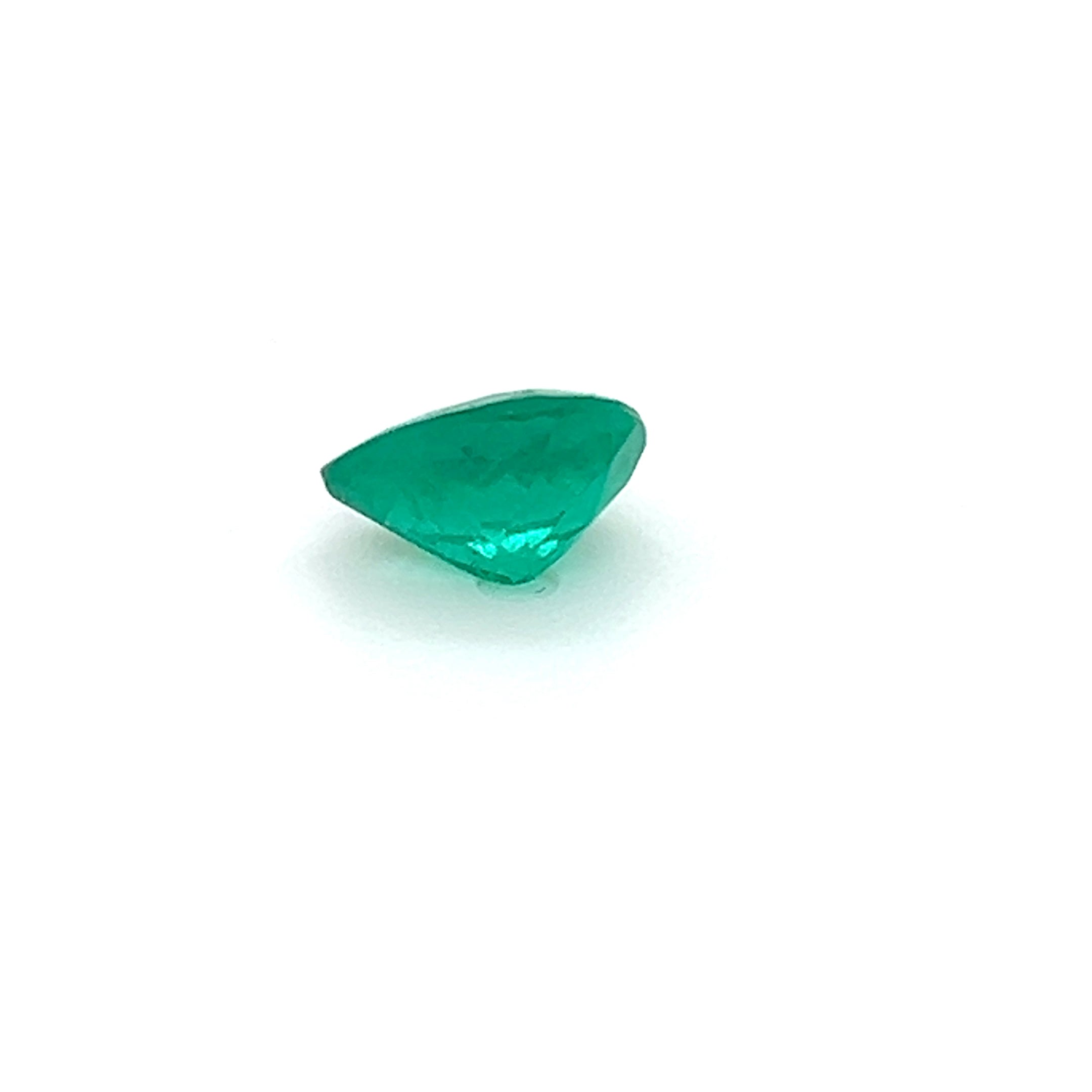 1.06 ct Pear Cut Colombian Emerald