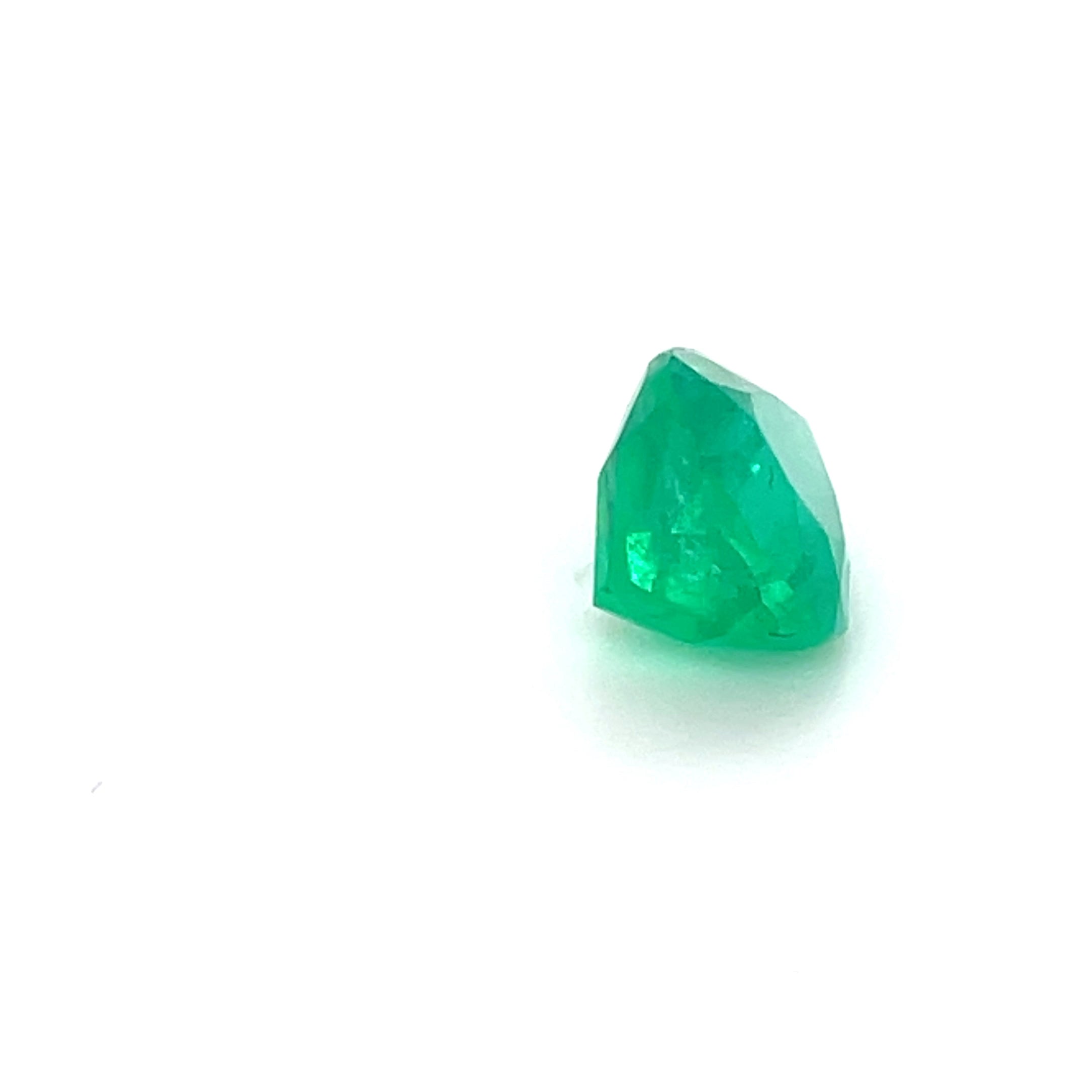 2.73 ct Pear Cut Colombian Emerald