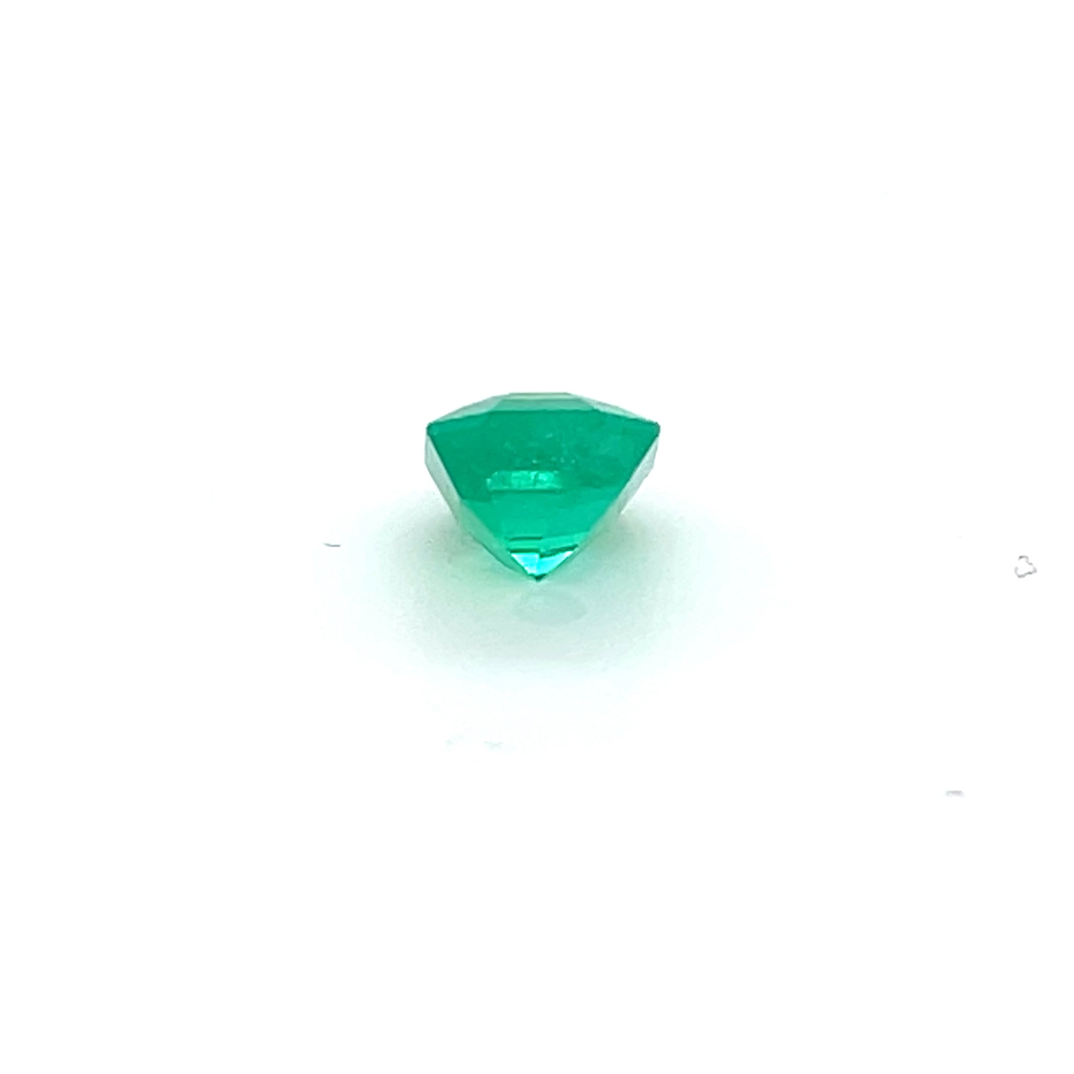 1.19 ct Emerald Cut Colombian Emerald