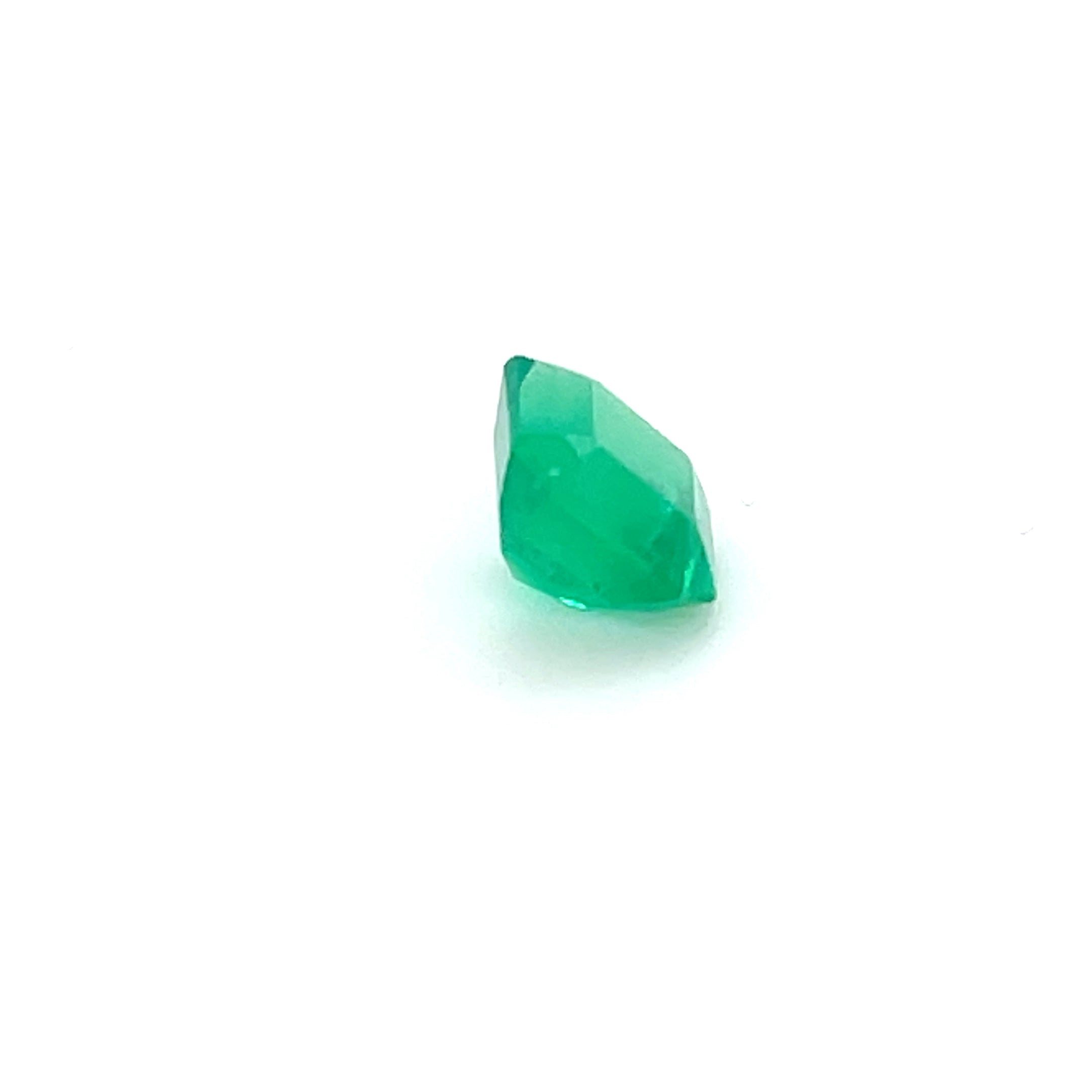 1.40 ct Square Cut Colombian Emerald