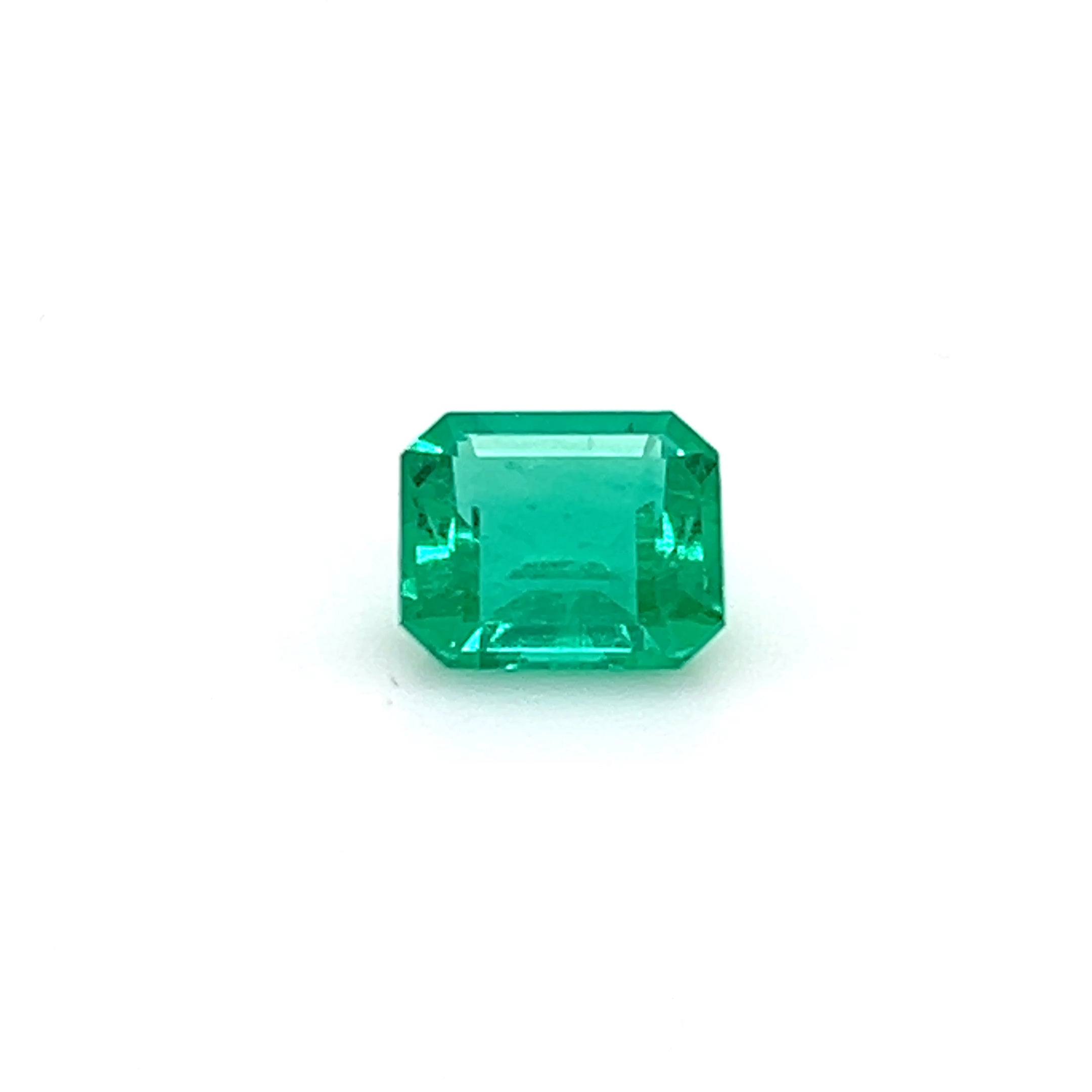 1.44 ct Emerald Cut Colombian Emerald