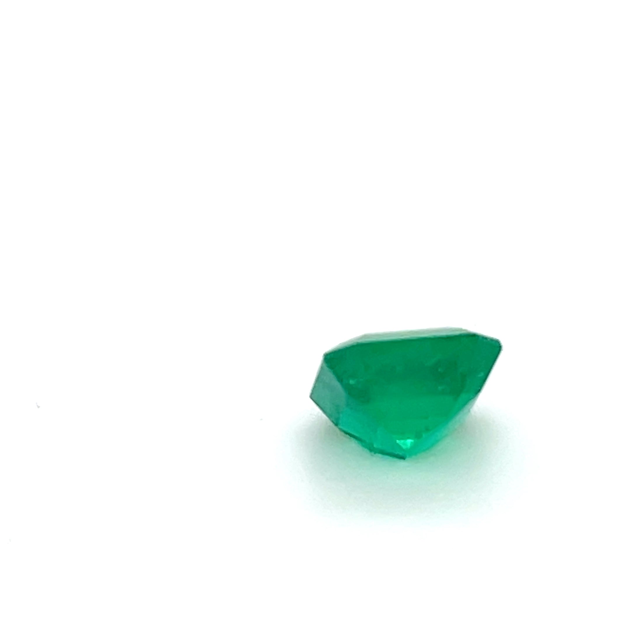 2.02 ct Square Cut Colombian Emerald