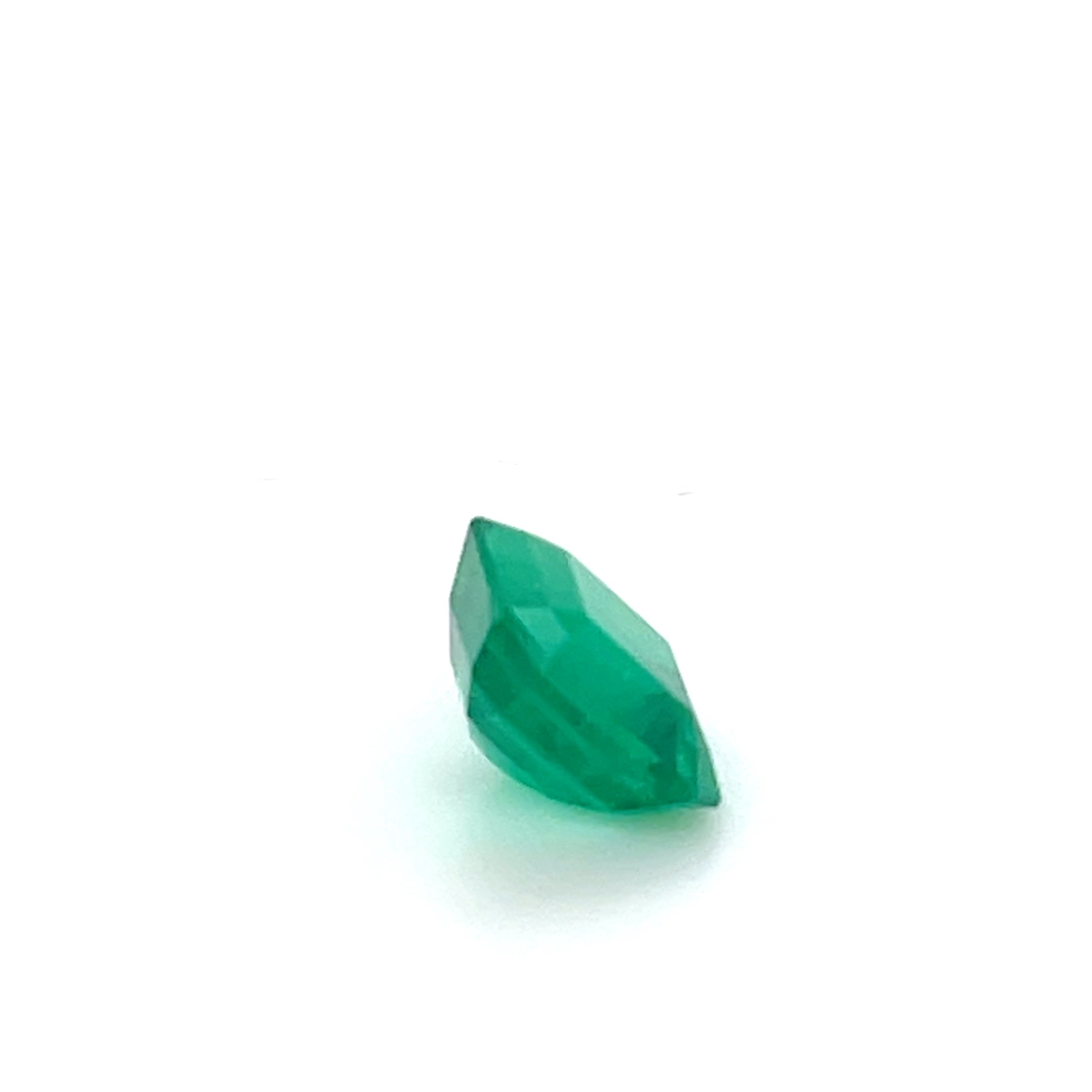 2.02 ct Square Cut Colombian Emerald