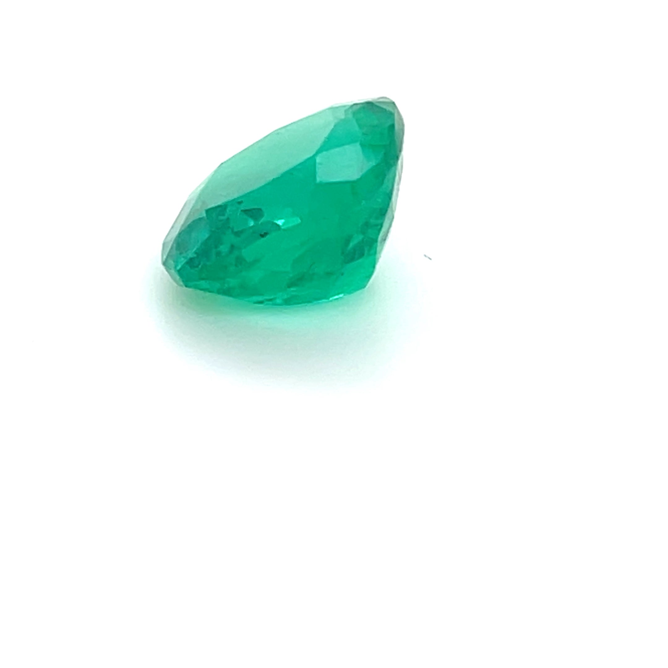 4.80 ct Cushion Cut Colombian Emerald