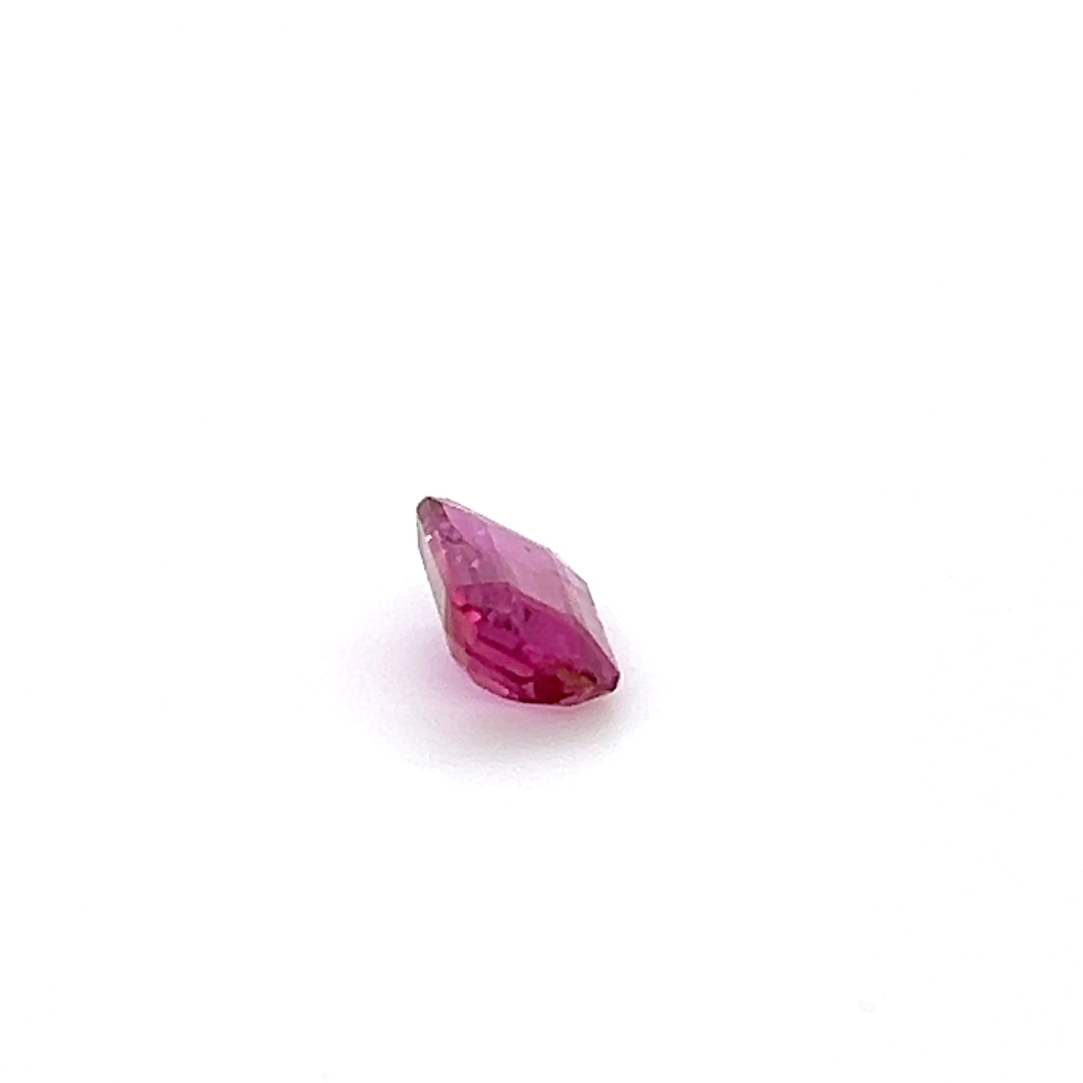 1.20 ct Octagon Cut Mozambique Ruby