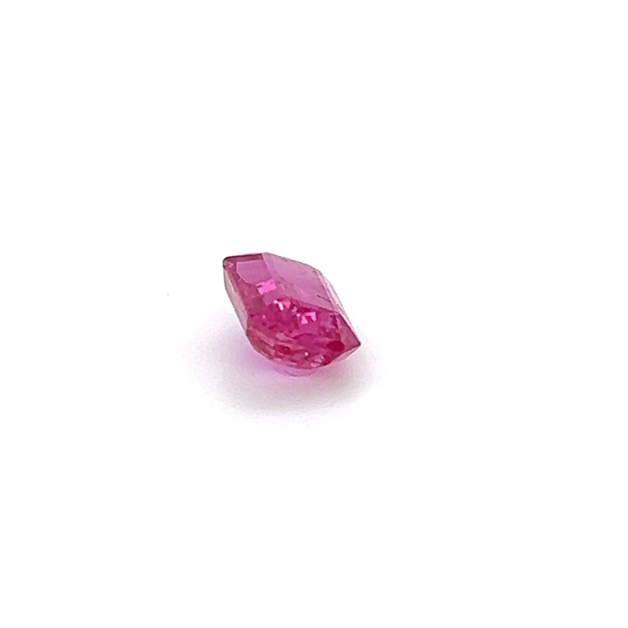 1.64 ct Emerald Cut Mozambique Ruby
