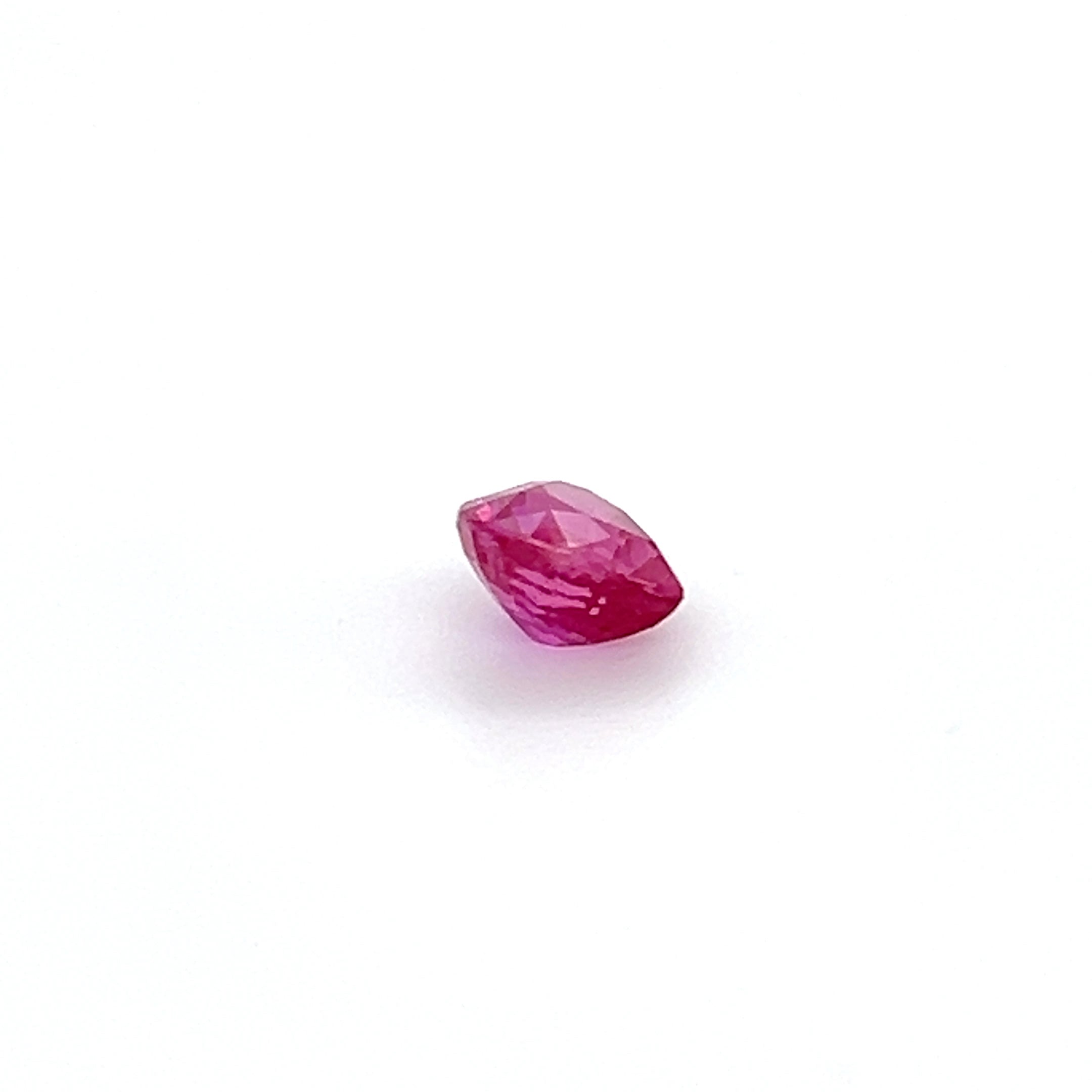 1.06 ct heart Cut Mozambique Ruby