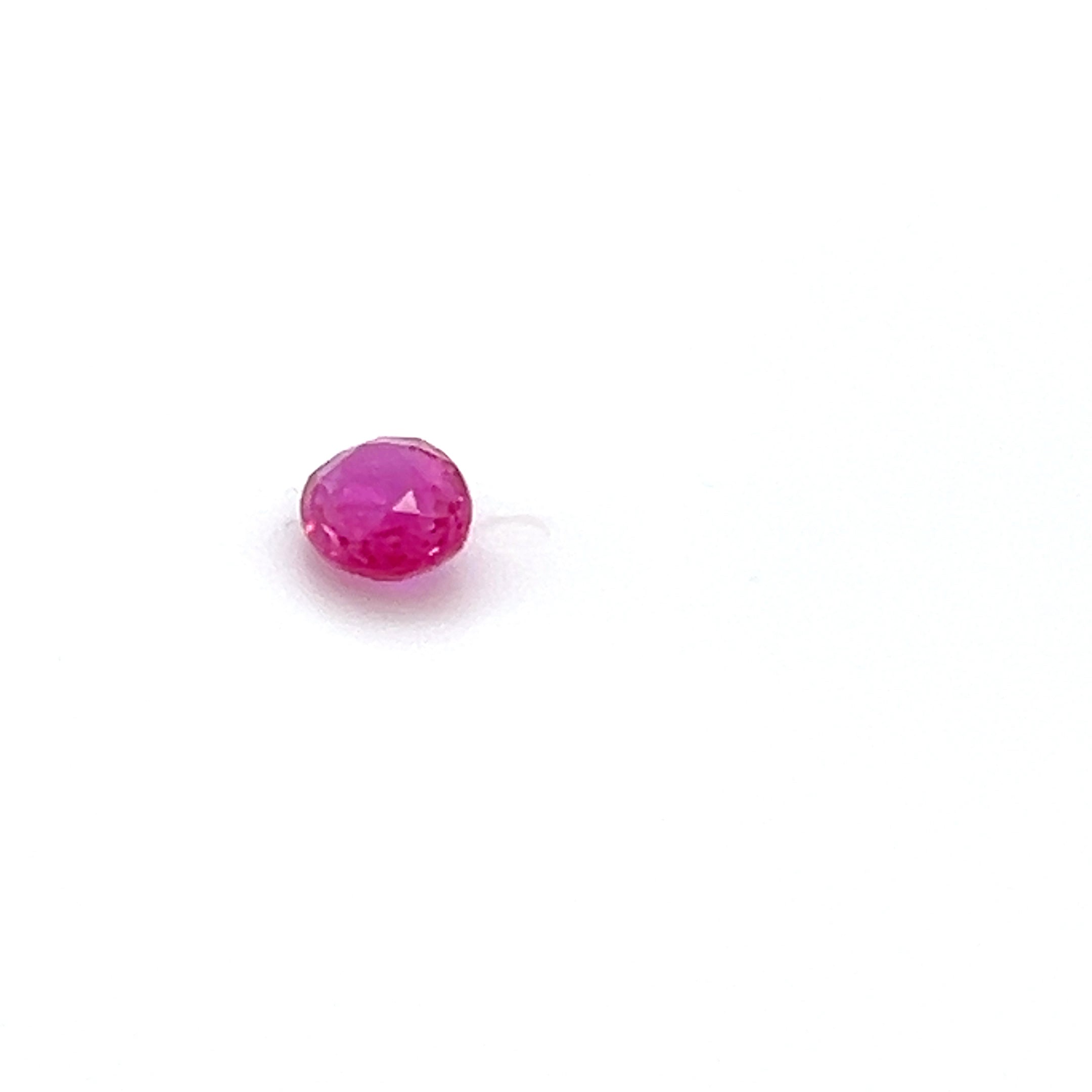 0.57 ct Oval Cut Mozambique Ruby