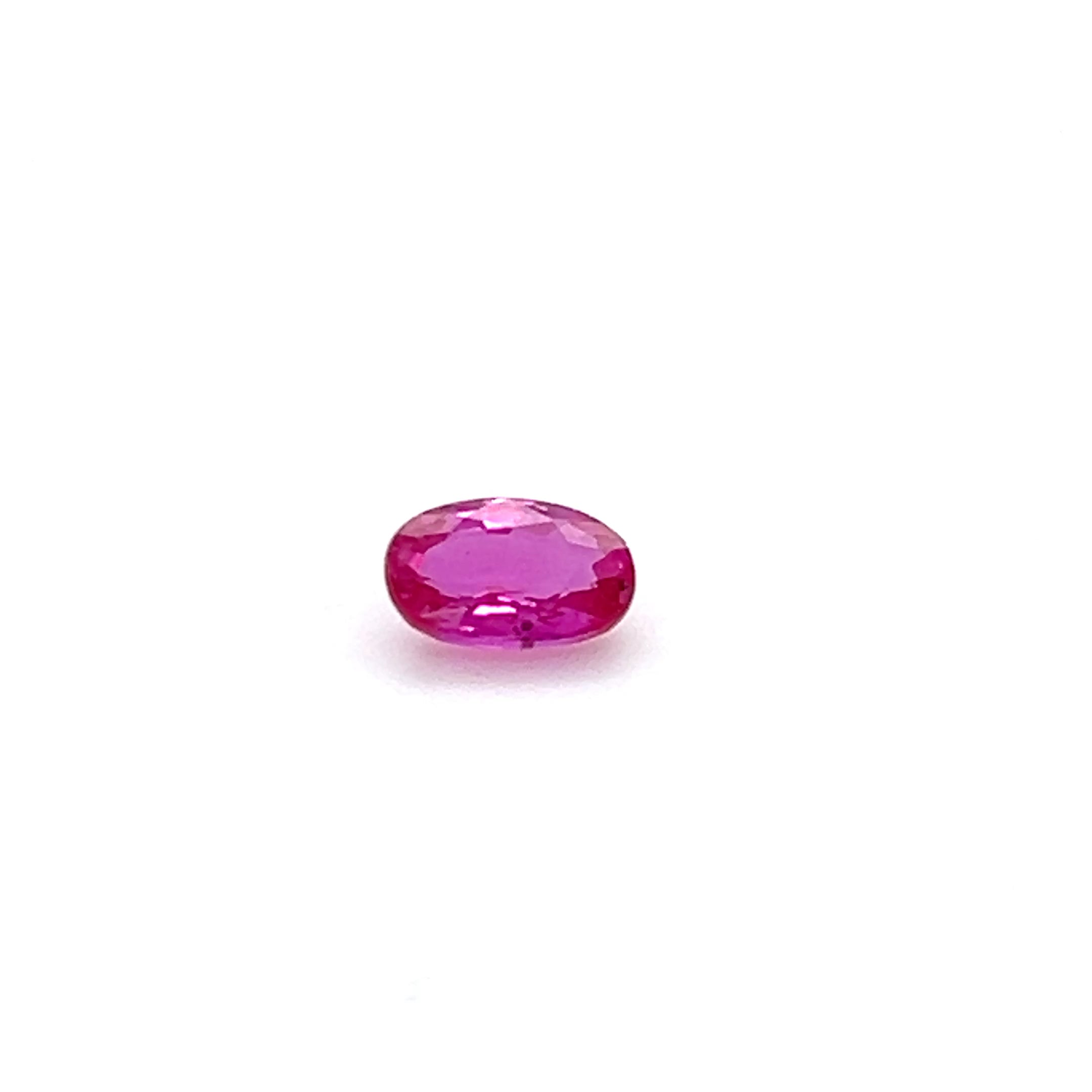 0.64 ct Oval Cut Mozambique Ruby