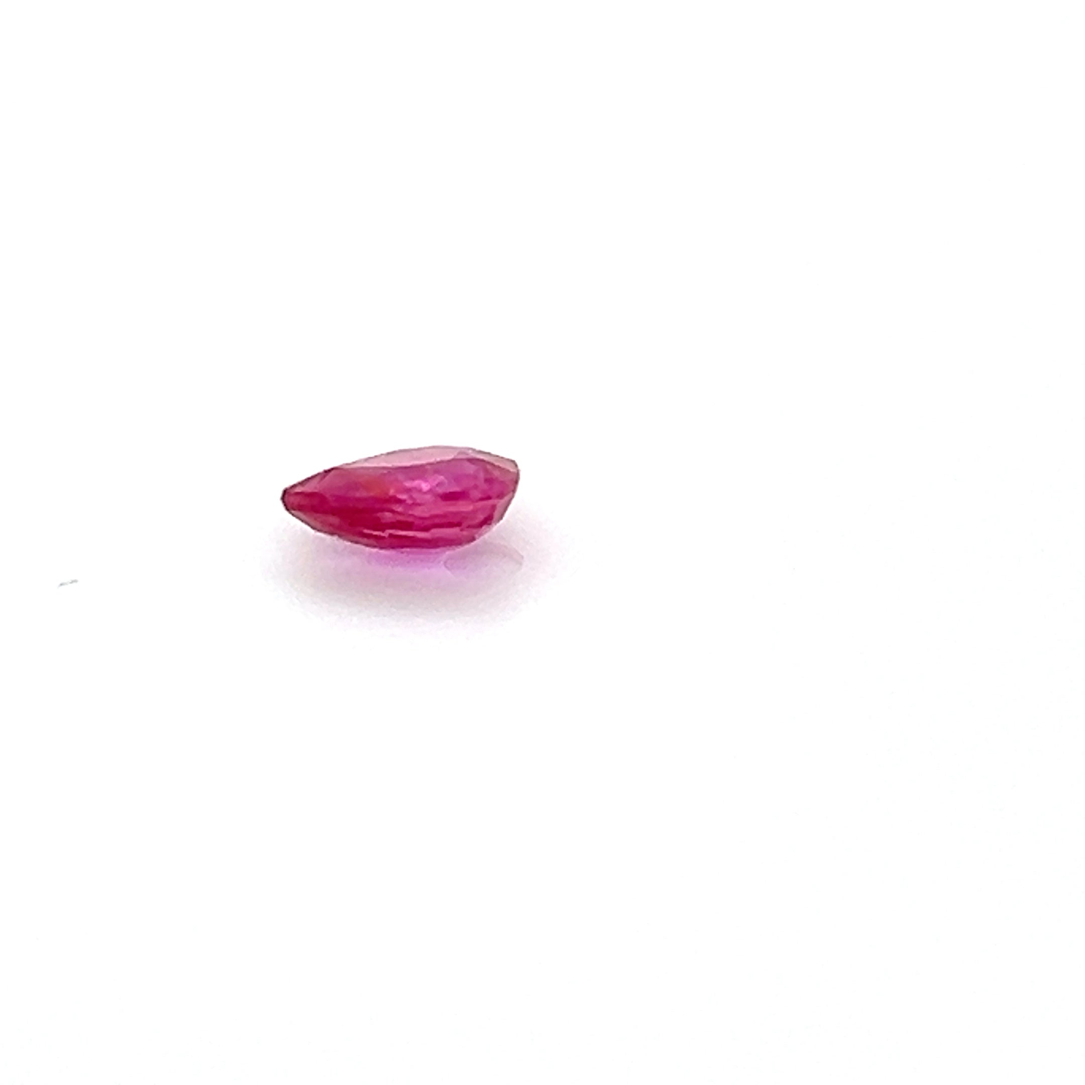 0.65 ct Pear Cut Mozambique Ruby