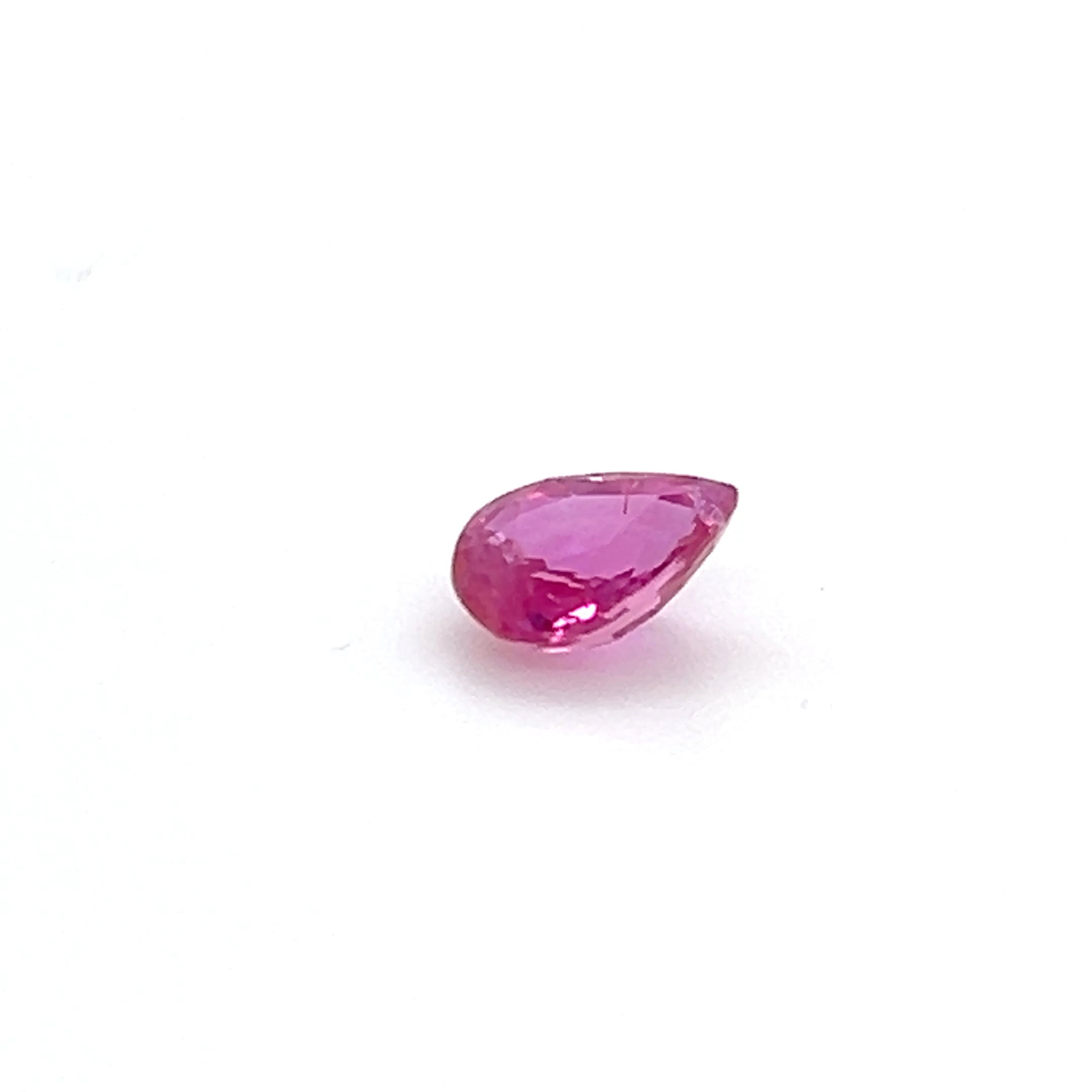 1.05 ct Pear Cut Mozambique Ruby