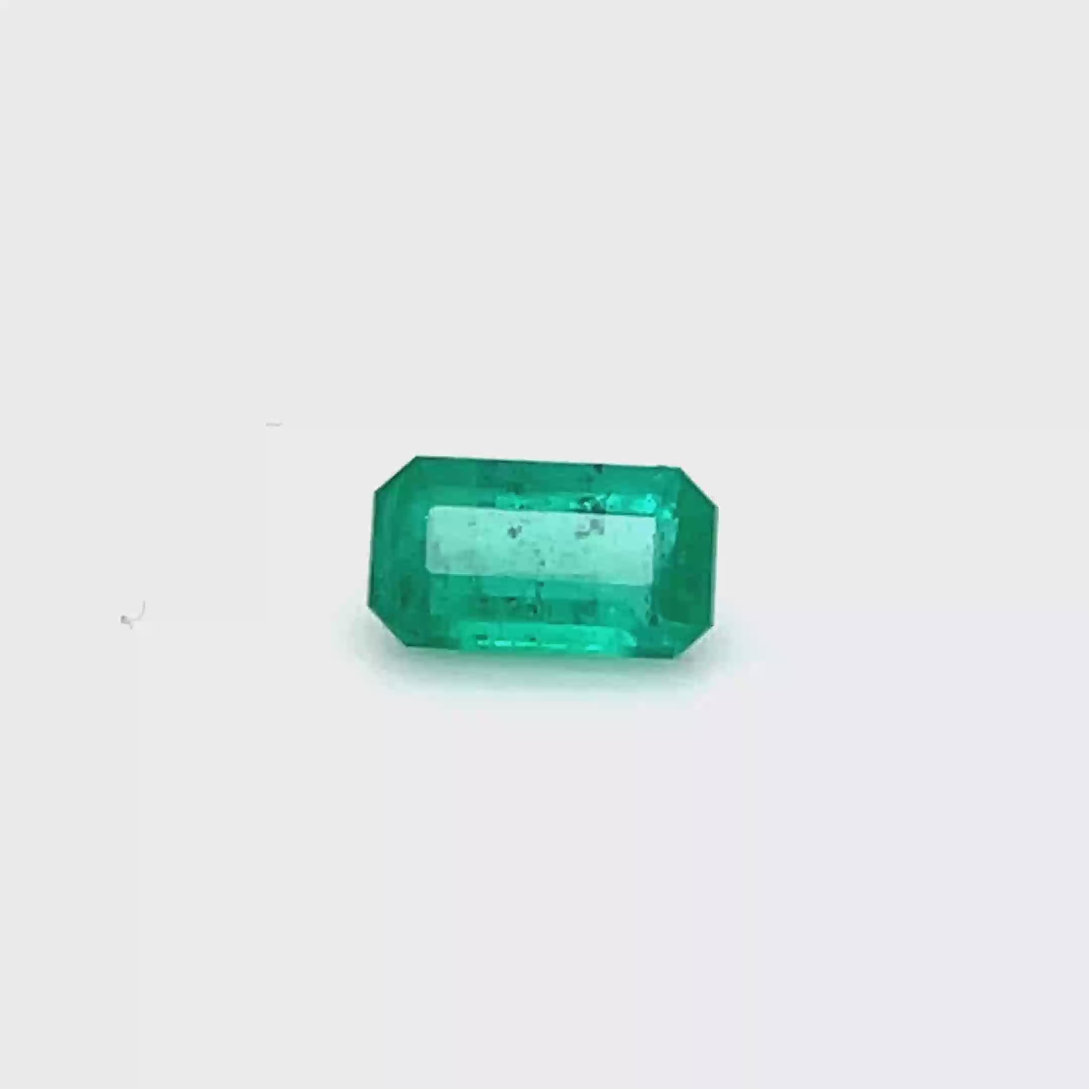 1.18 ct Emerald Cut Colombian Emerald