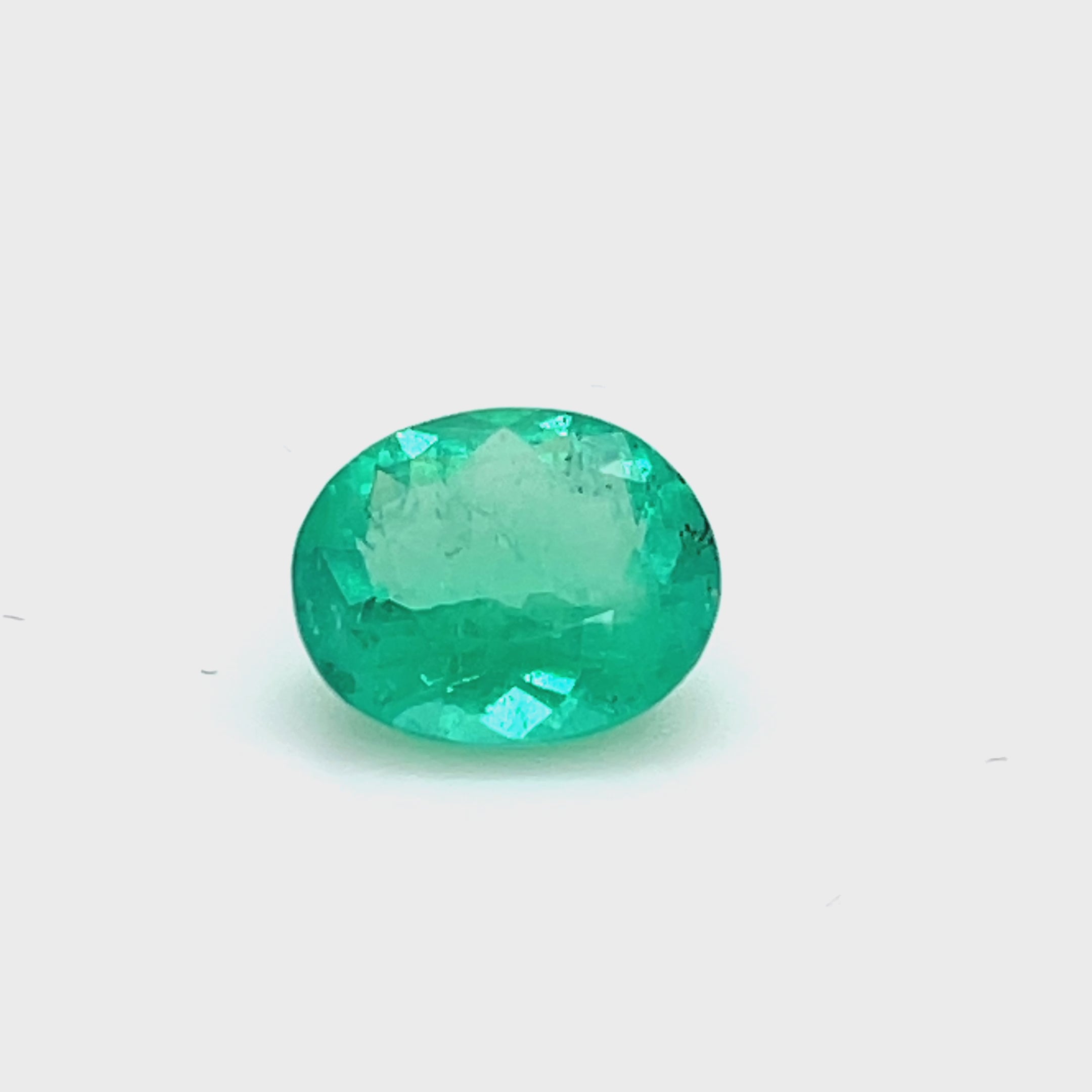 2.88 ct Oval Cut Colombian Emerald