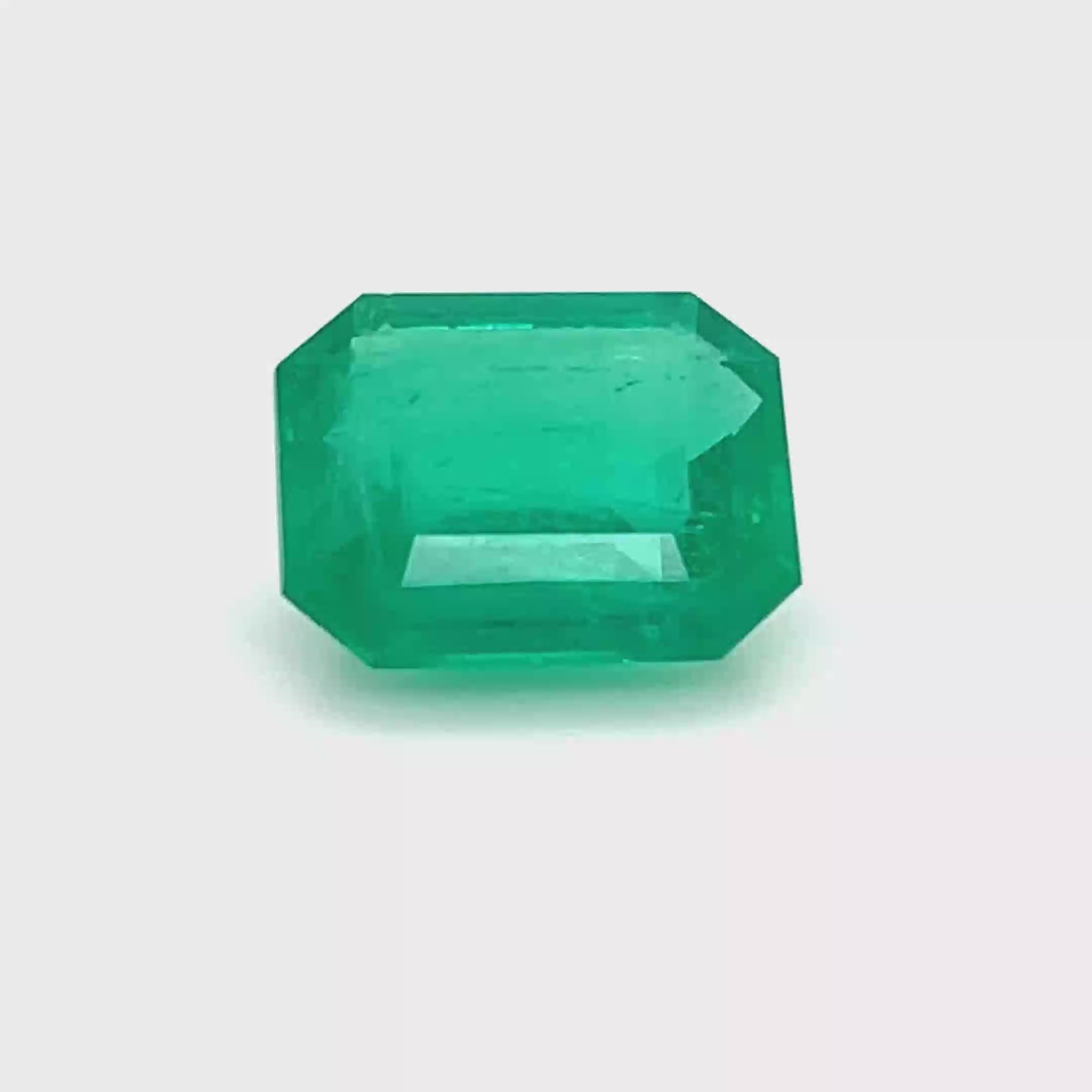 5.78 ct Emerald Cut Colombian Emerald