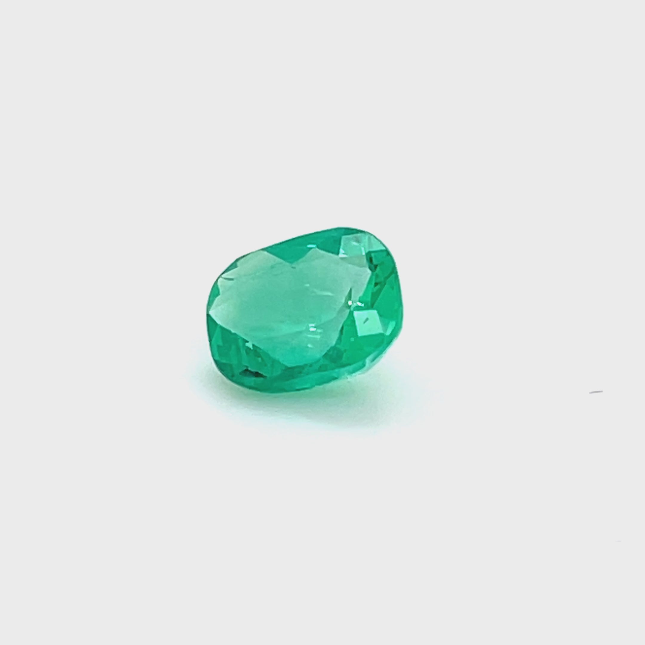 1.60 ct Cushion Cut GIA Colombian Emerald