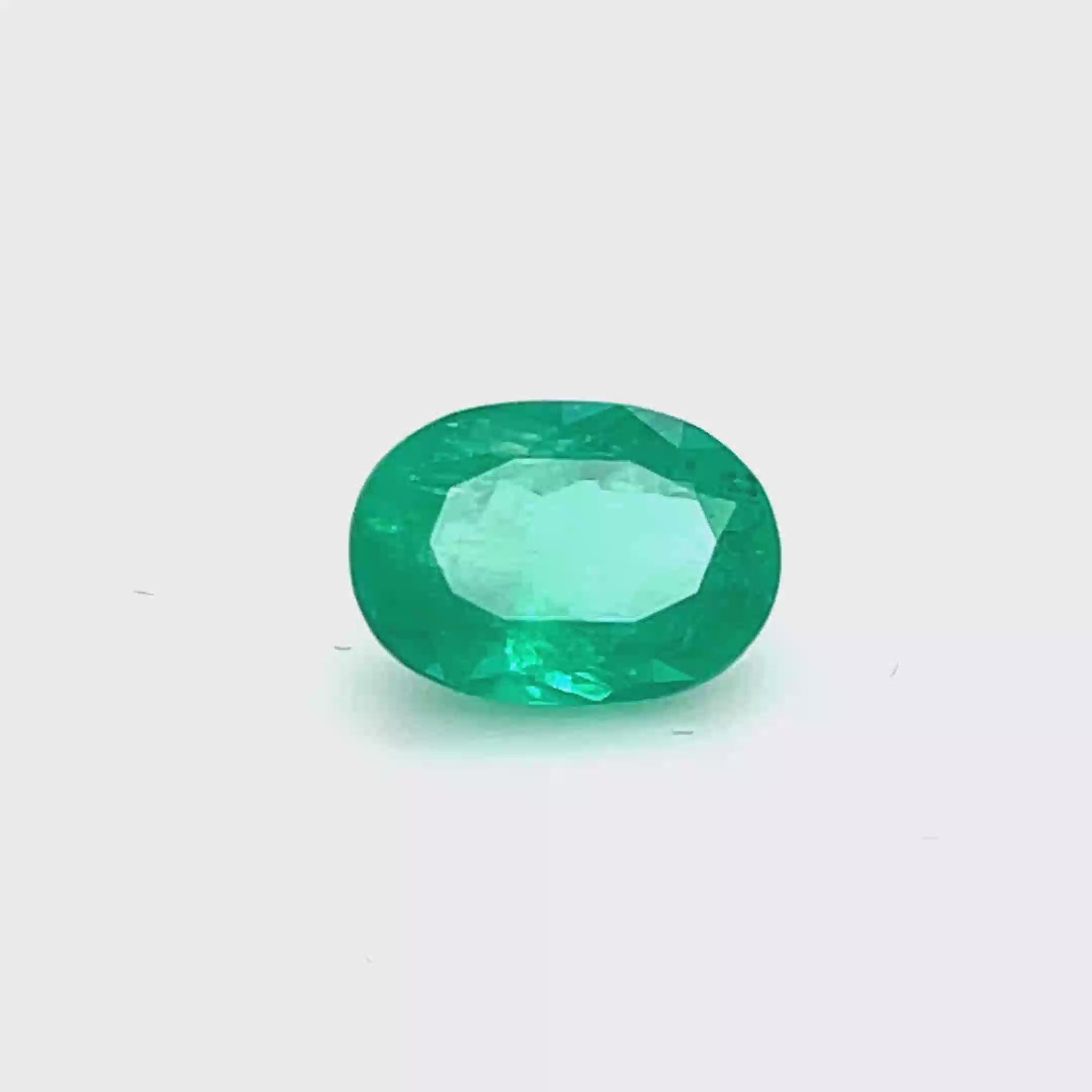 2.72 ct Oval Cut Colombian Emerald
