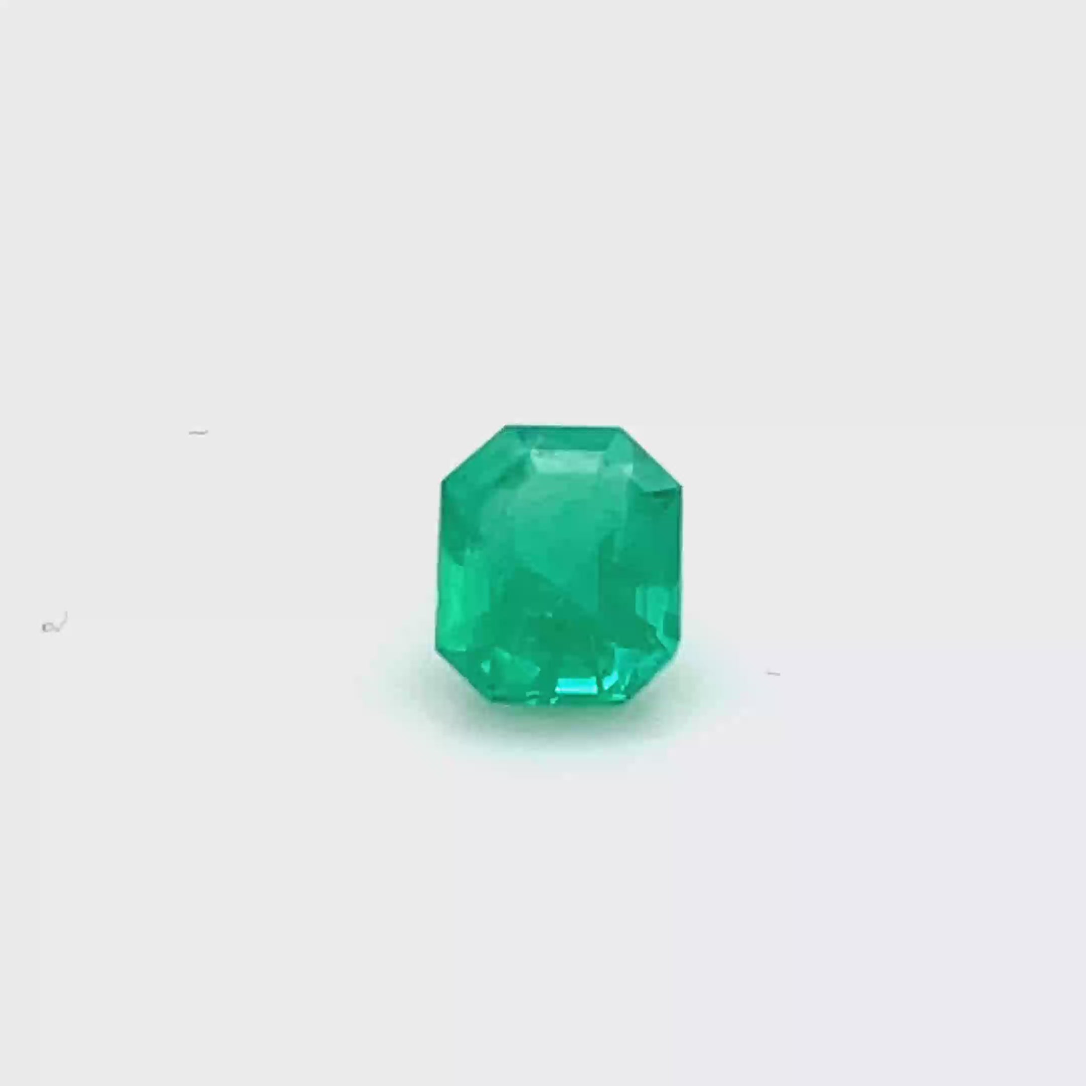 1.19 ct Emerald Cut Colombian Emerald