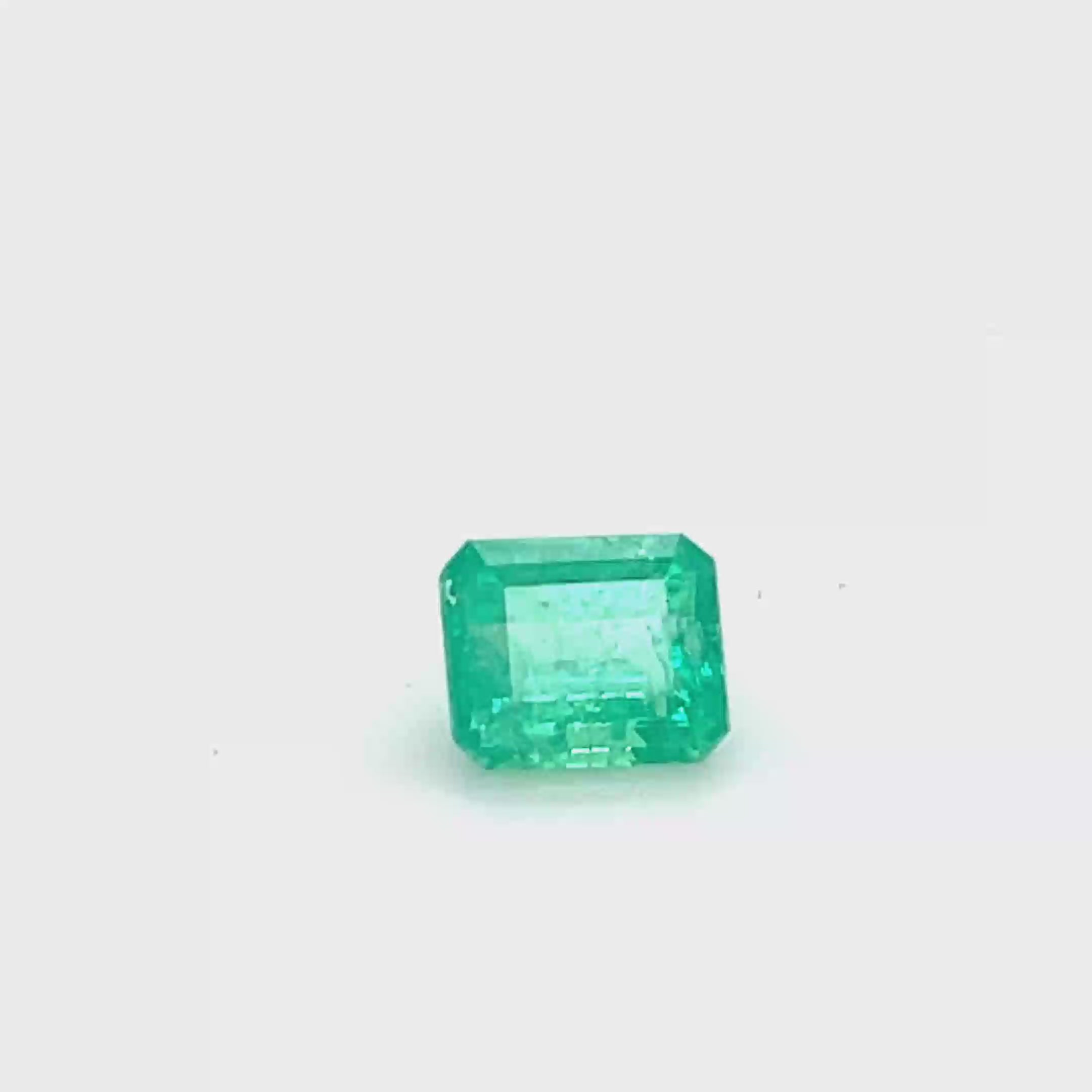 1.31 ct Emerald Cut GIA Colombian Emerald