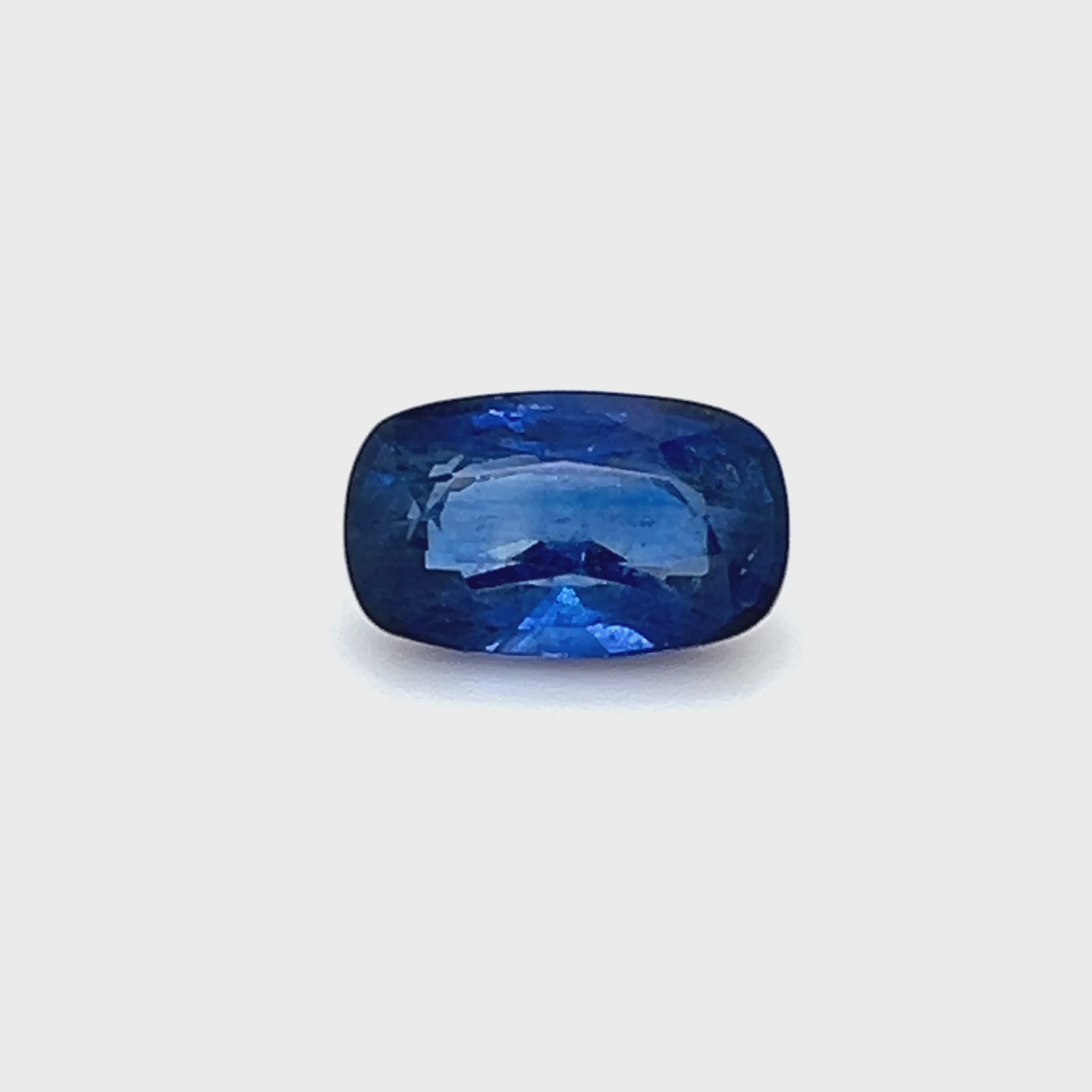 3.52 ct Cushion Cut Sri Lankan Sapphire