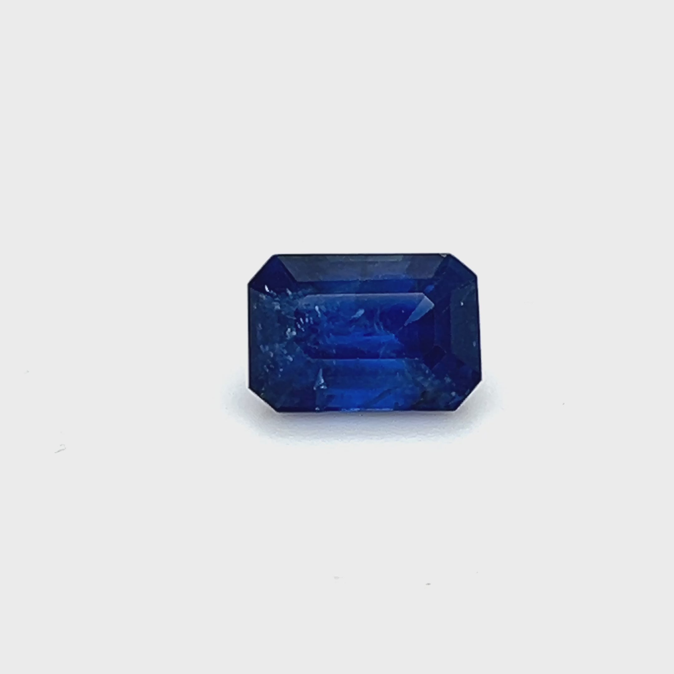 3.13 ct Emerald Cut Sri Lankan Sapphire