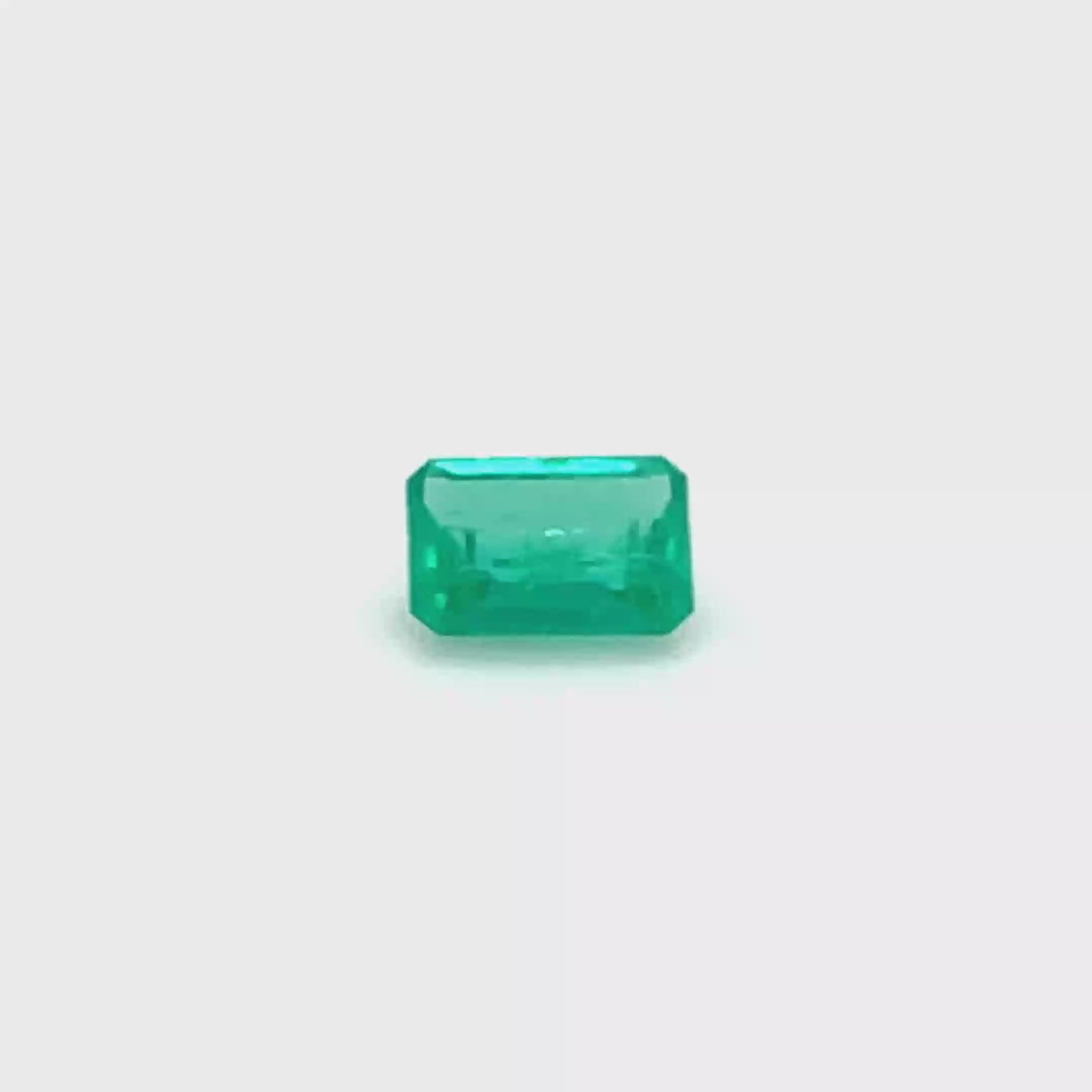 0.80 ct Emerald Cut GIA Colombian Emerald