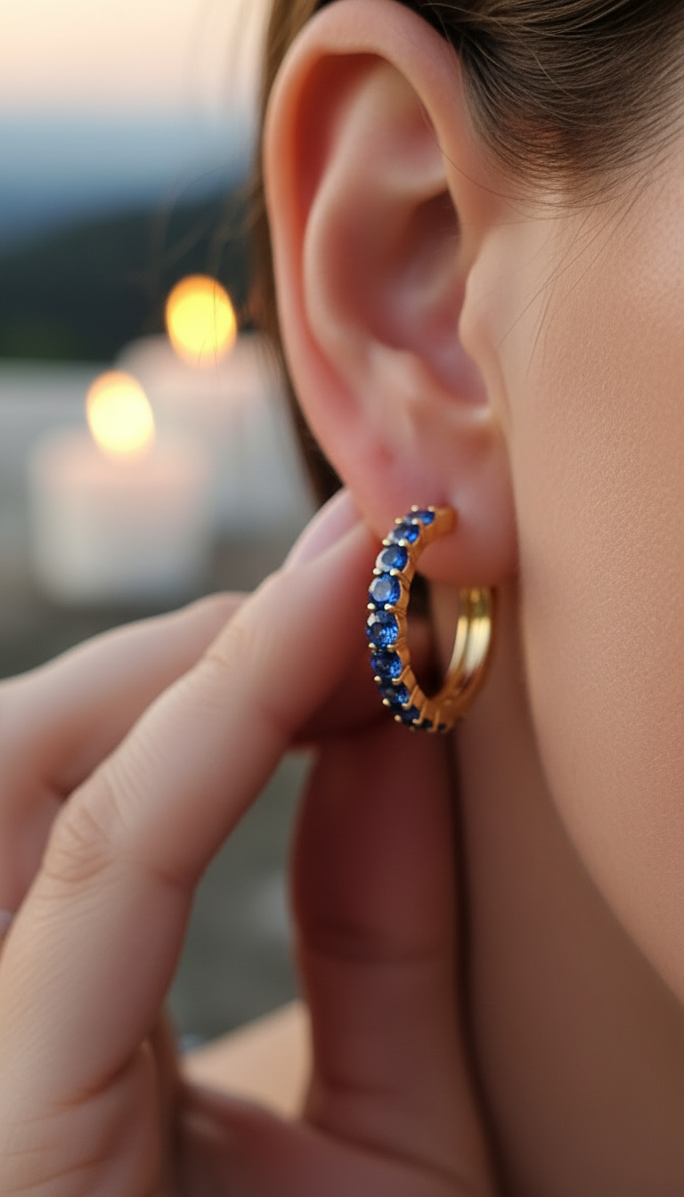 Sapphire Earrings