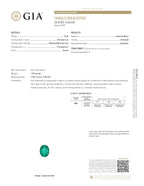 1.05 ct Oval Cut Colombian Emerald