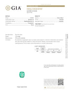 1.21 ct Cushion Cut GIA Colombian Emerald