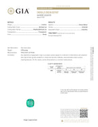 2.90 ct Cushion Cut GIA Colombian Emerald