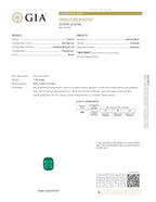 1.30 ct Cushion Cut GIA Colombian Emerald