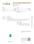 2.85 ct Emerald Cut Colombian Emerald