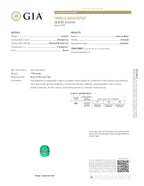 1.60 ct Cushion Cut GIA Colombian Emerald