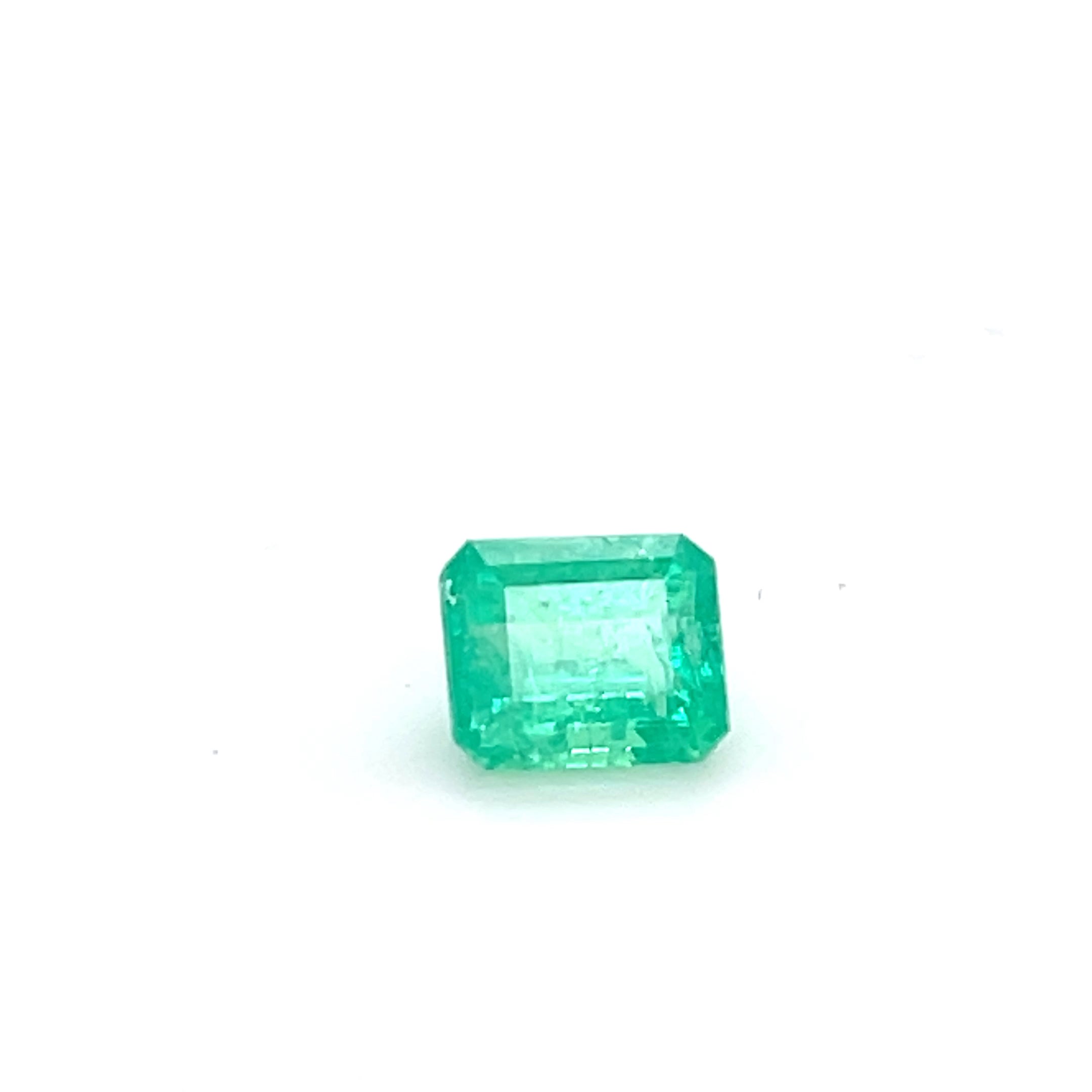 1.31 ct Emerald Cut GIA Colombian Emerald
