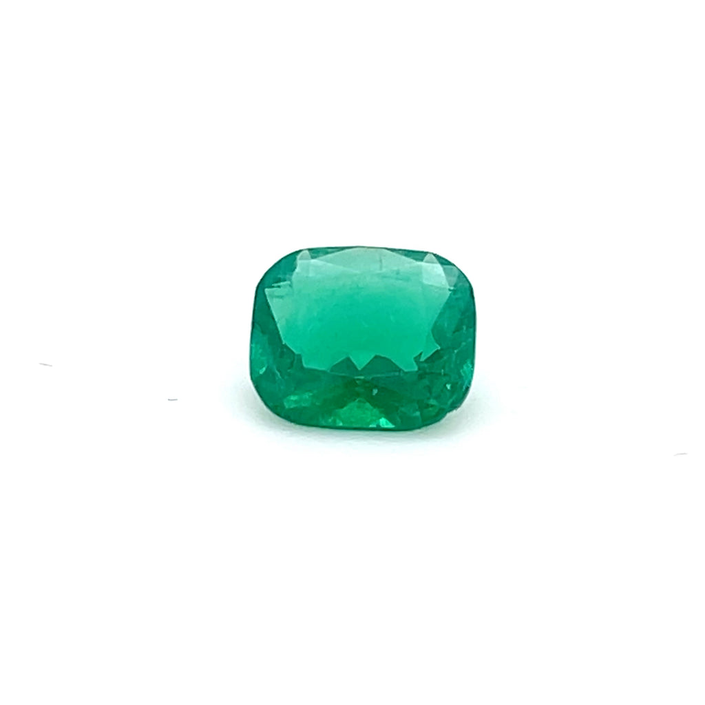 1.64 ct Cushion Cut GIA Colombian Emerald