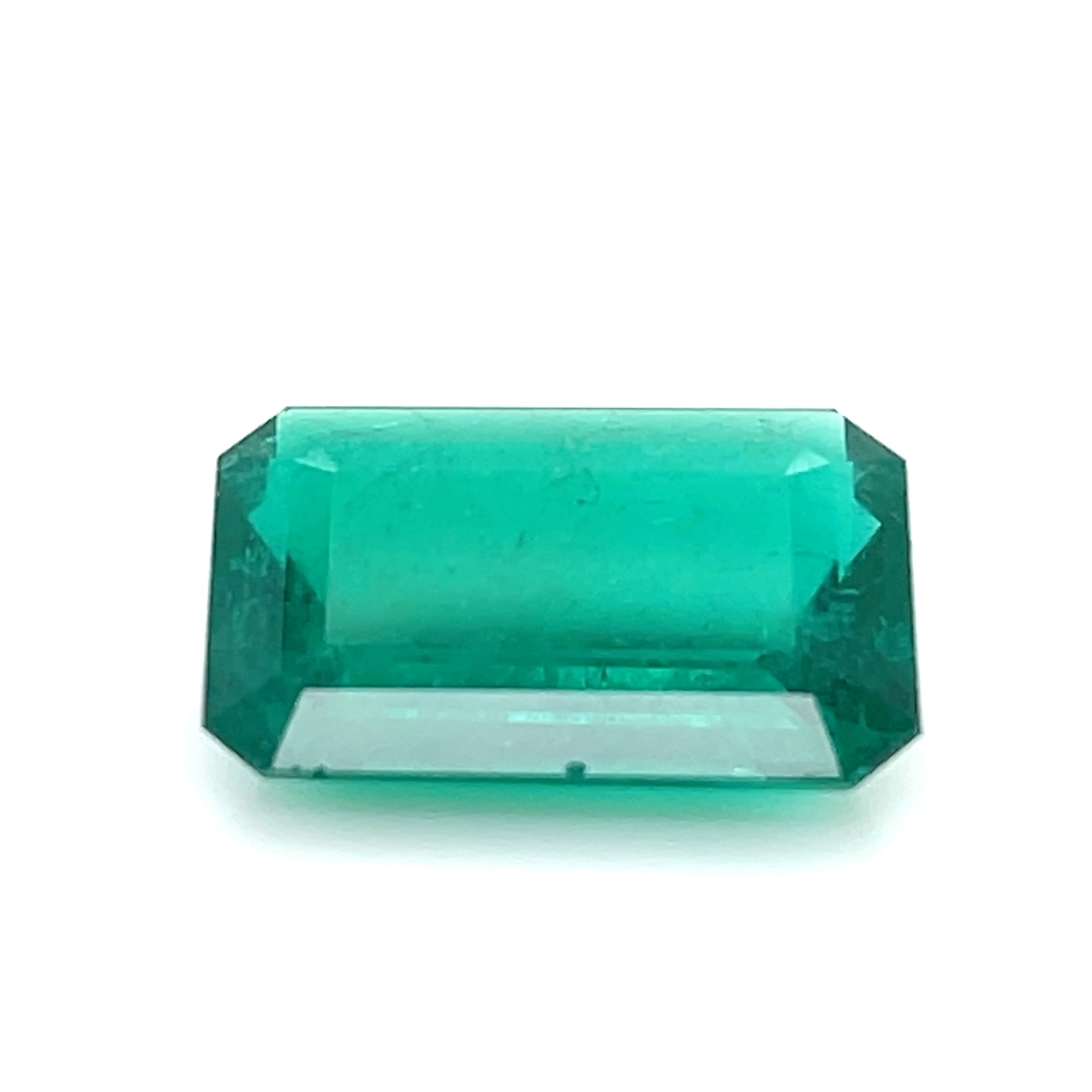 9.22 ct Emerald Cut Colombian Emerald