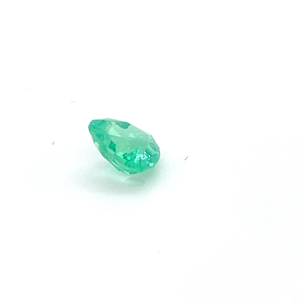 1.03 ct Heart Cut Colombian Emerald