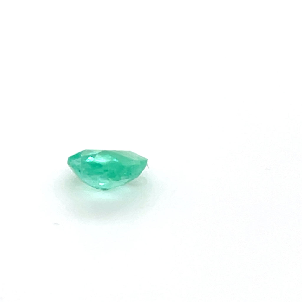 1.03 ct Heart Cut Colombian Emerald