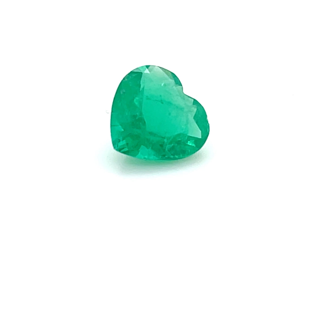 1.98 ct Heart Cut Colombian Emerald