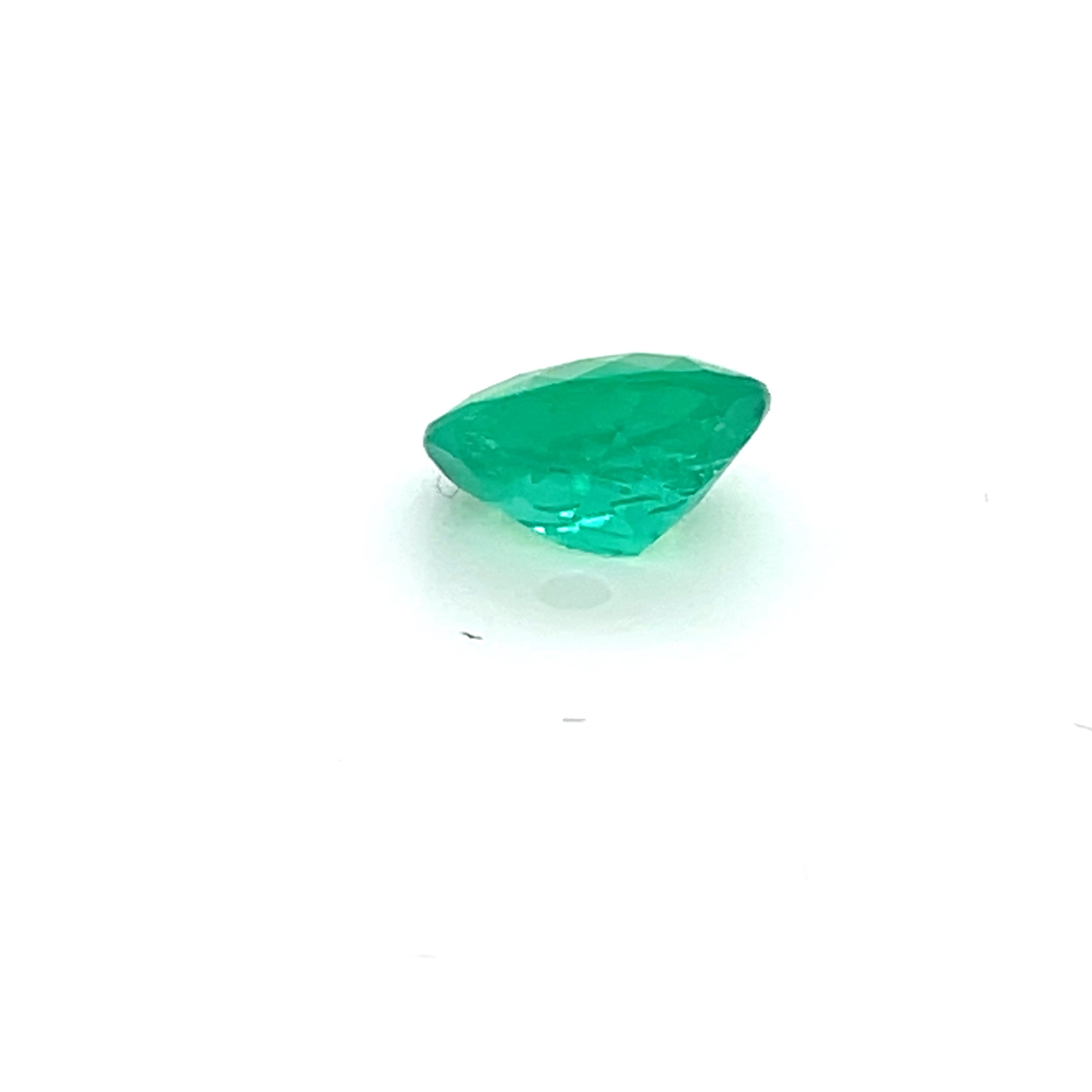 1.79 ct Oval Cut Colombian Emerald